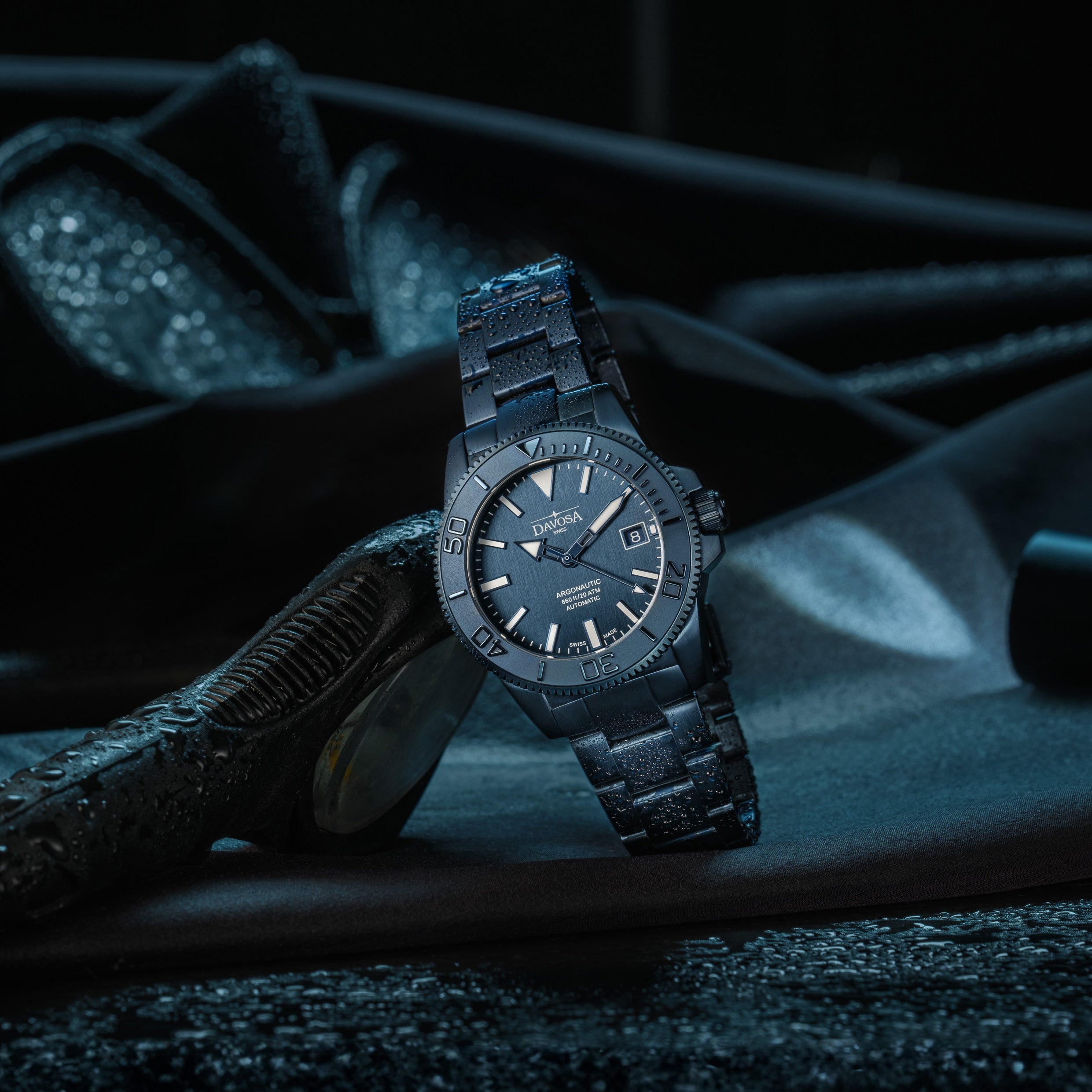 Argonautic 39 Monochrome Automatic 200m Men's Diver Watch 16154040 Limited Edition Diver Davosa USA Official Distributor. Prices are Final. Tax & duties included.