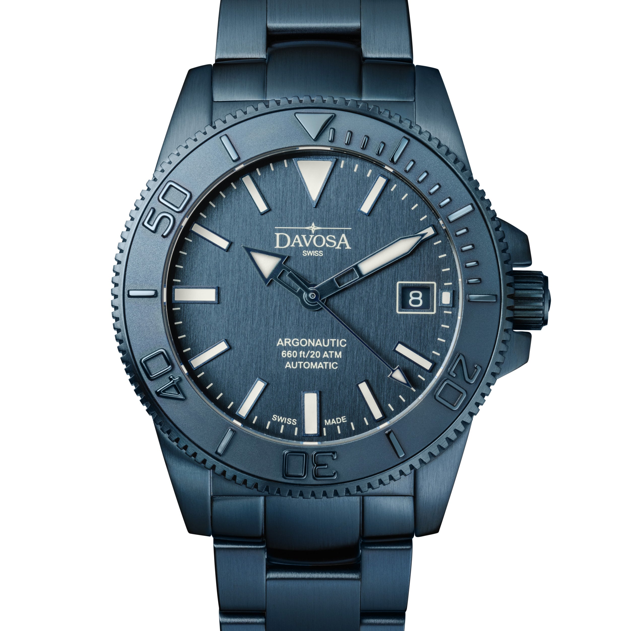 Argonautic 39 Monochrome Automatic 200m Men's Diver Watch 16154040 Limited Edition Diver Davosa USA Official Distributor. Prices are Final. Tax & duties included.
