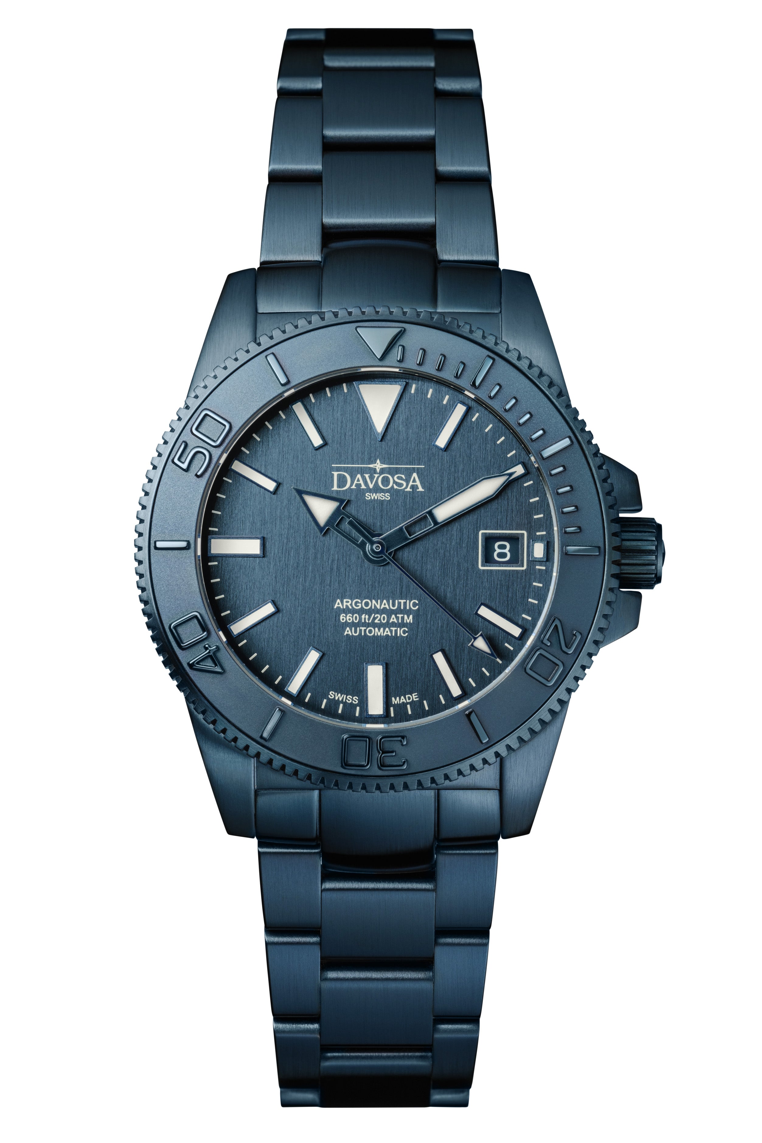 Argonautic 39 Monochrome Automatic 200m Men's Diver Watch 16154040 Limited Edition Diver Davosa USA Official Distributor. Prices are Final. Tax & duties included.