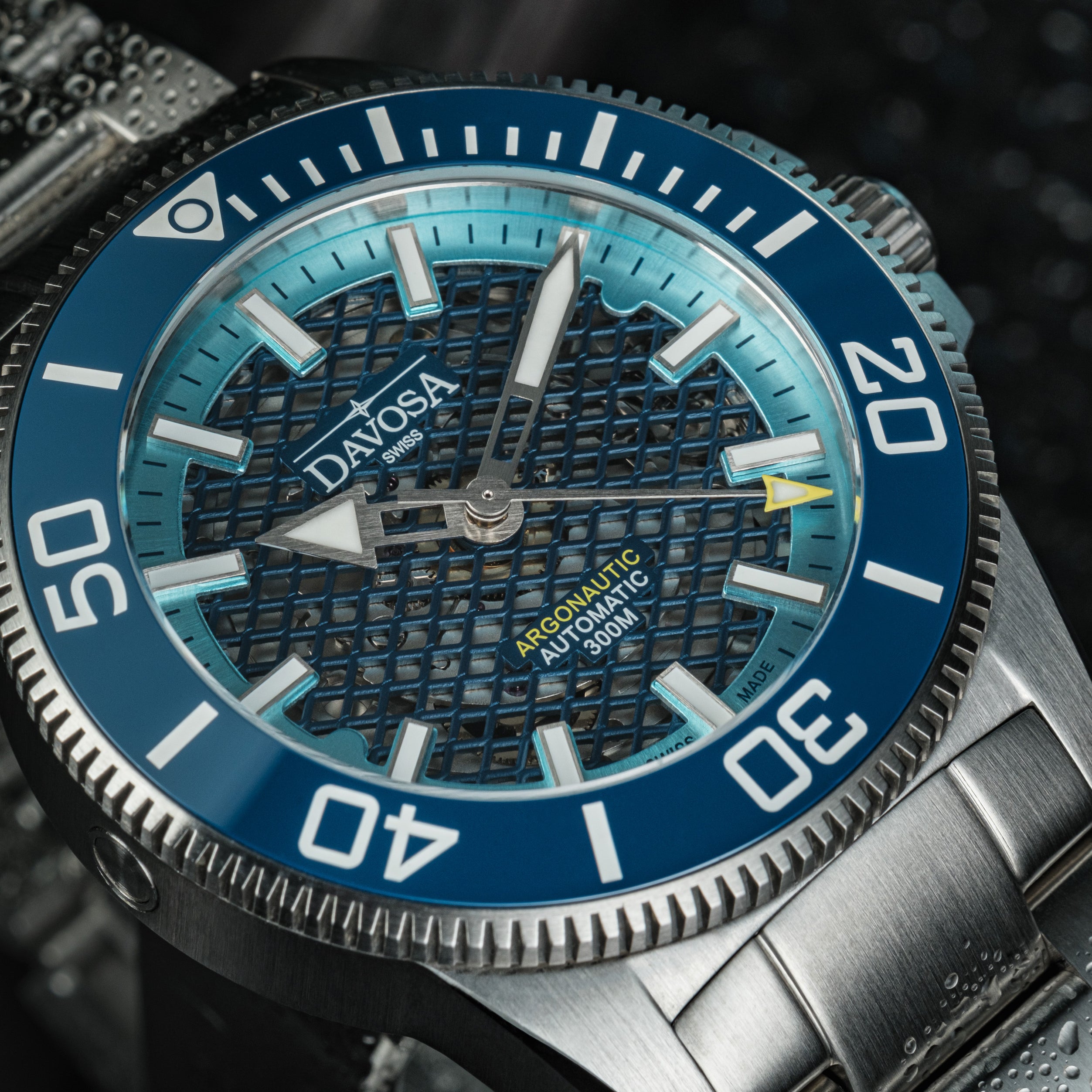 Argonautic 41 Shark Diver - Blue Limited Edition | Swiss Automatic | 1 of 300 Diver Davosa USA