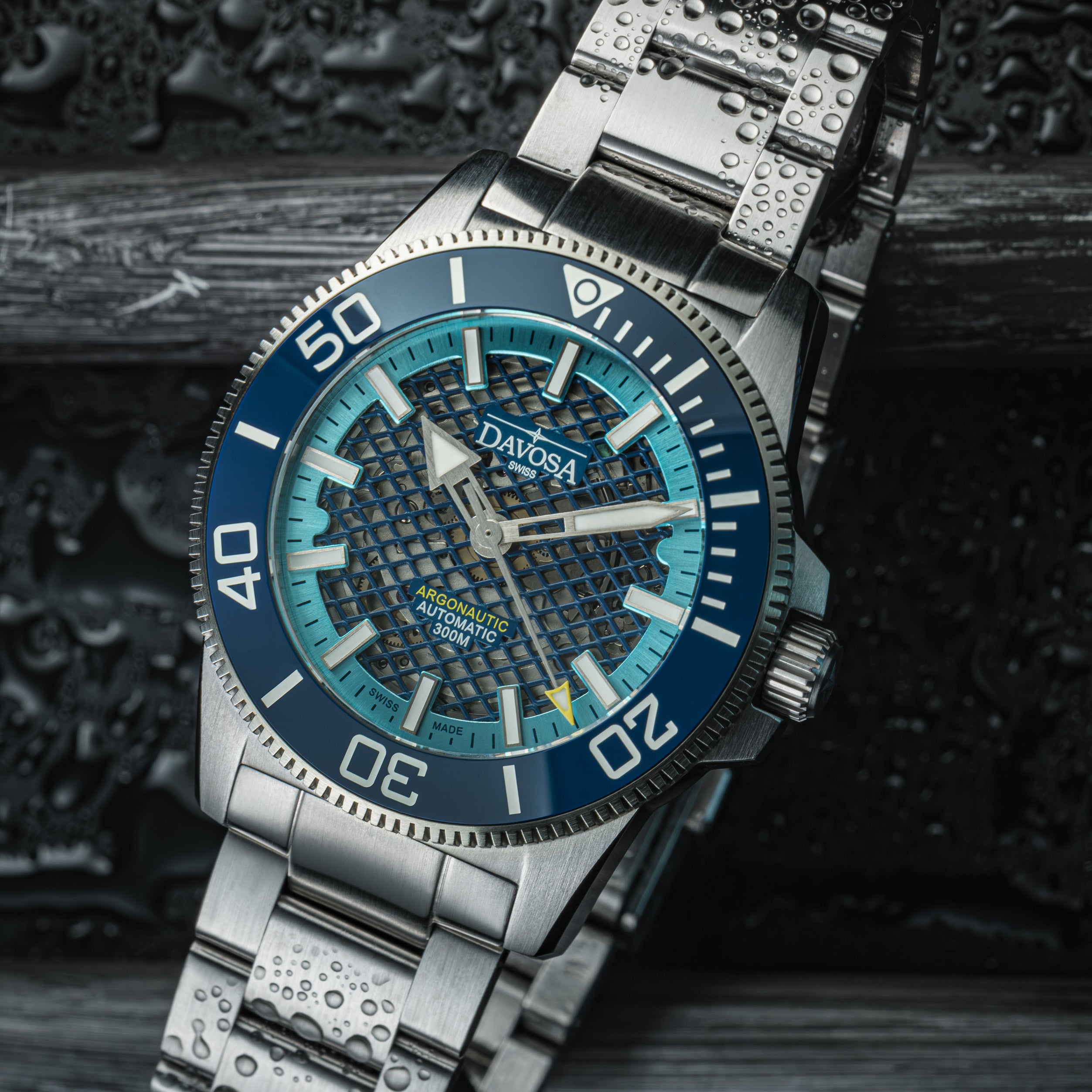 Argonautic 41 Shark Diver - Blue Limited Edition | Swiss Automatic | 1 of 300 Diver Davosa USA