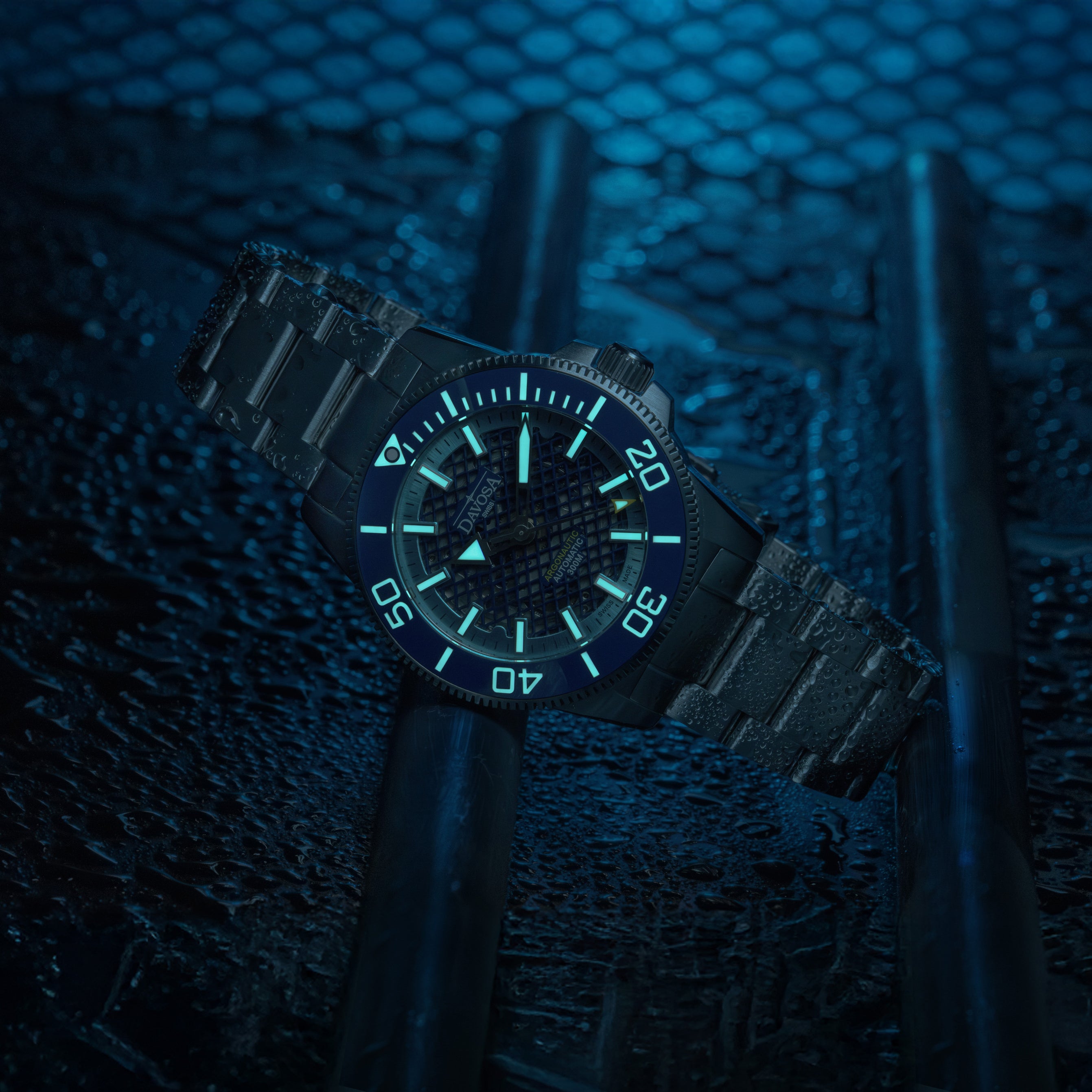 Argonautic 41 Shark Diver - Blue Limited Edition | Swiss Automatic | 1 of 300 Diver Davosa USA