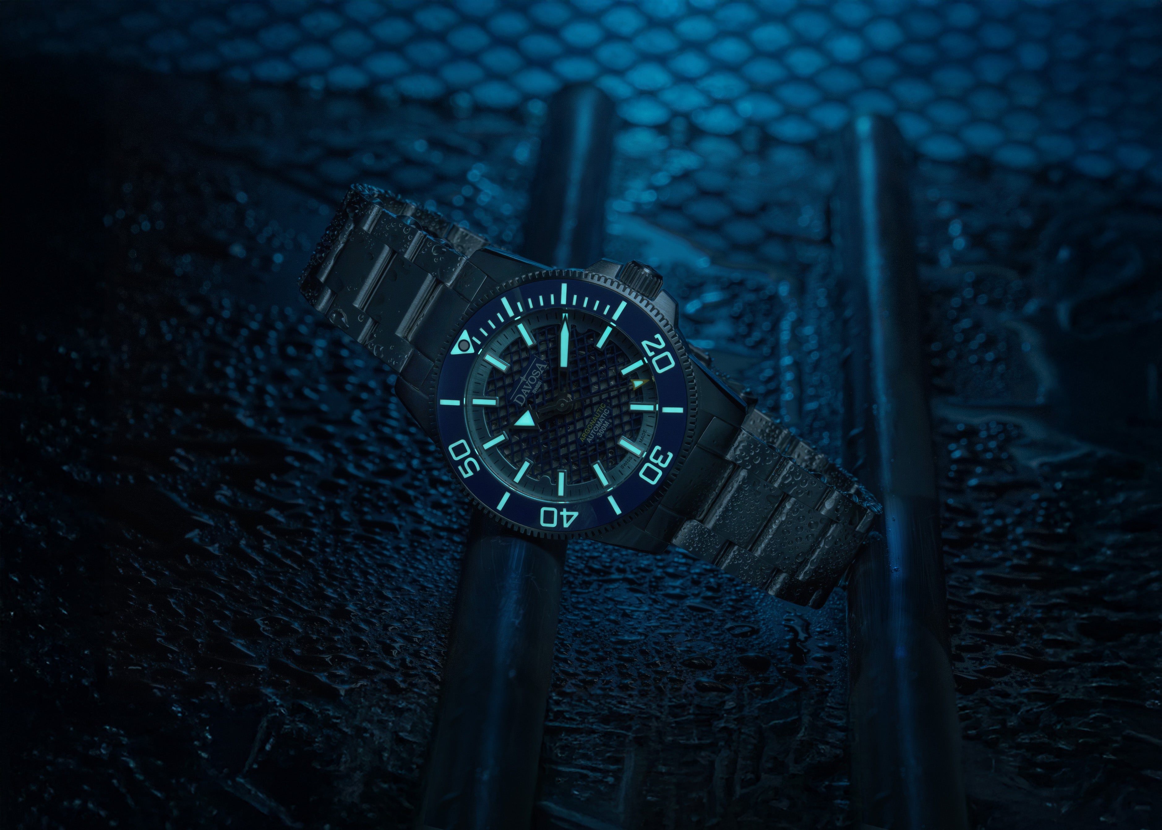 Argonautic 41 Shark Diver - Blue Limited Edition | Swiss Automatic | 1 of 300 Diver Davosa USA