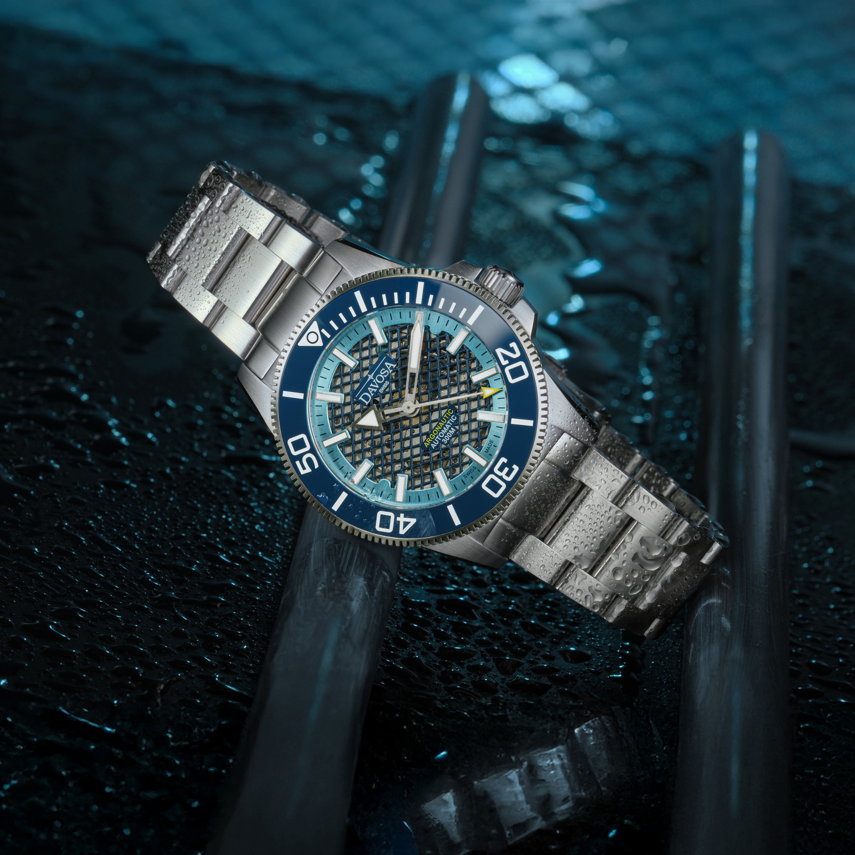 Argonautic 41 Shark Diver - Blue Limited Edition | Swiss Automatic | 1 of 300 Diver Davosa USA