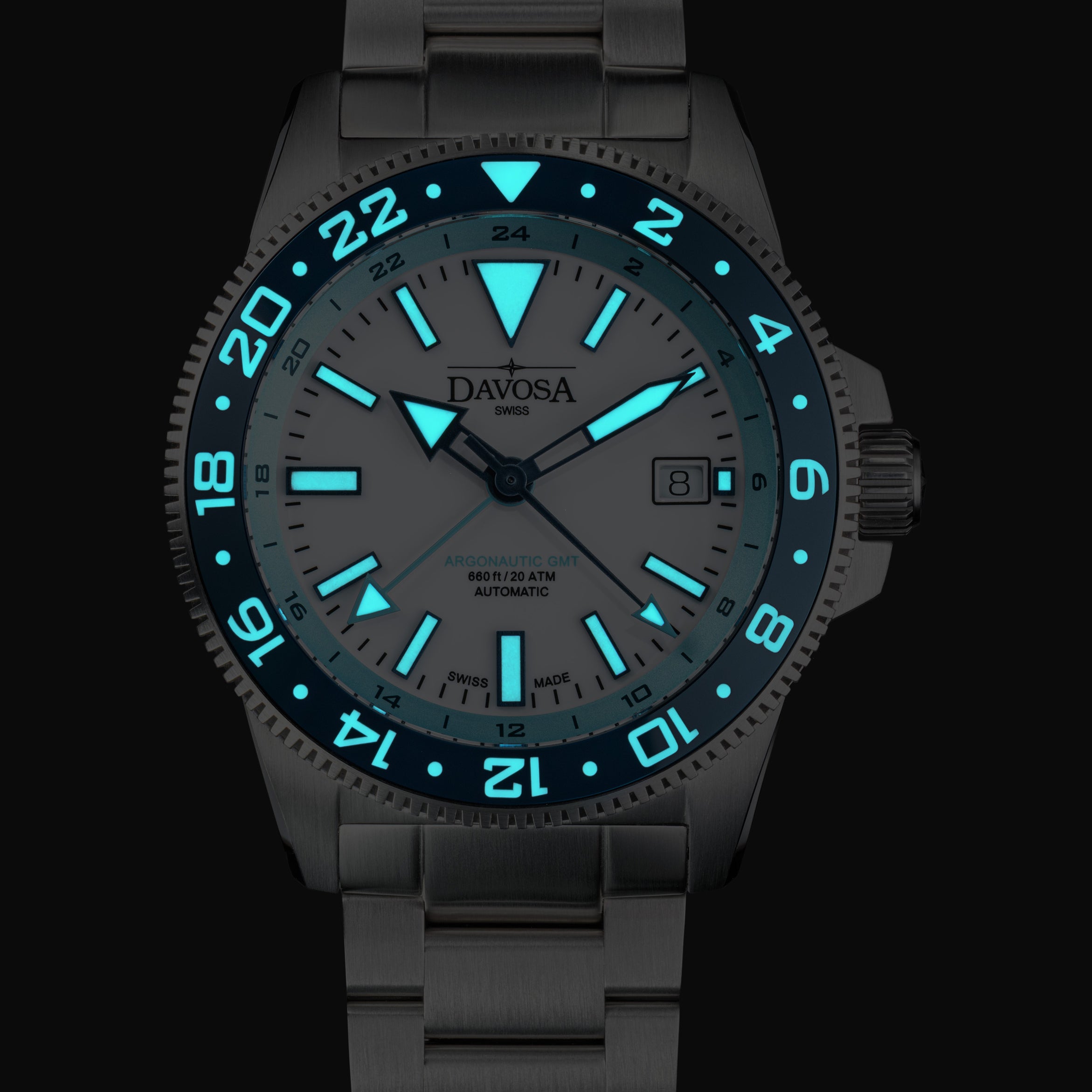 DAVOSA Argonautic World Traveller | Blue GMT Watch | 161.542.40 GMT Davosa USA