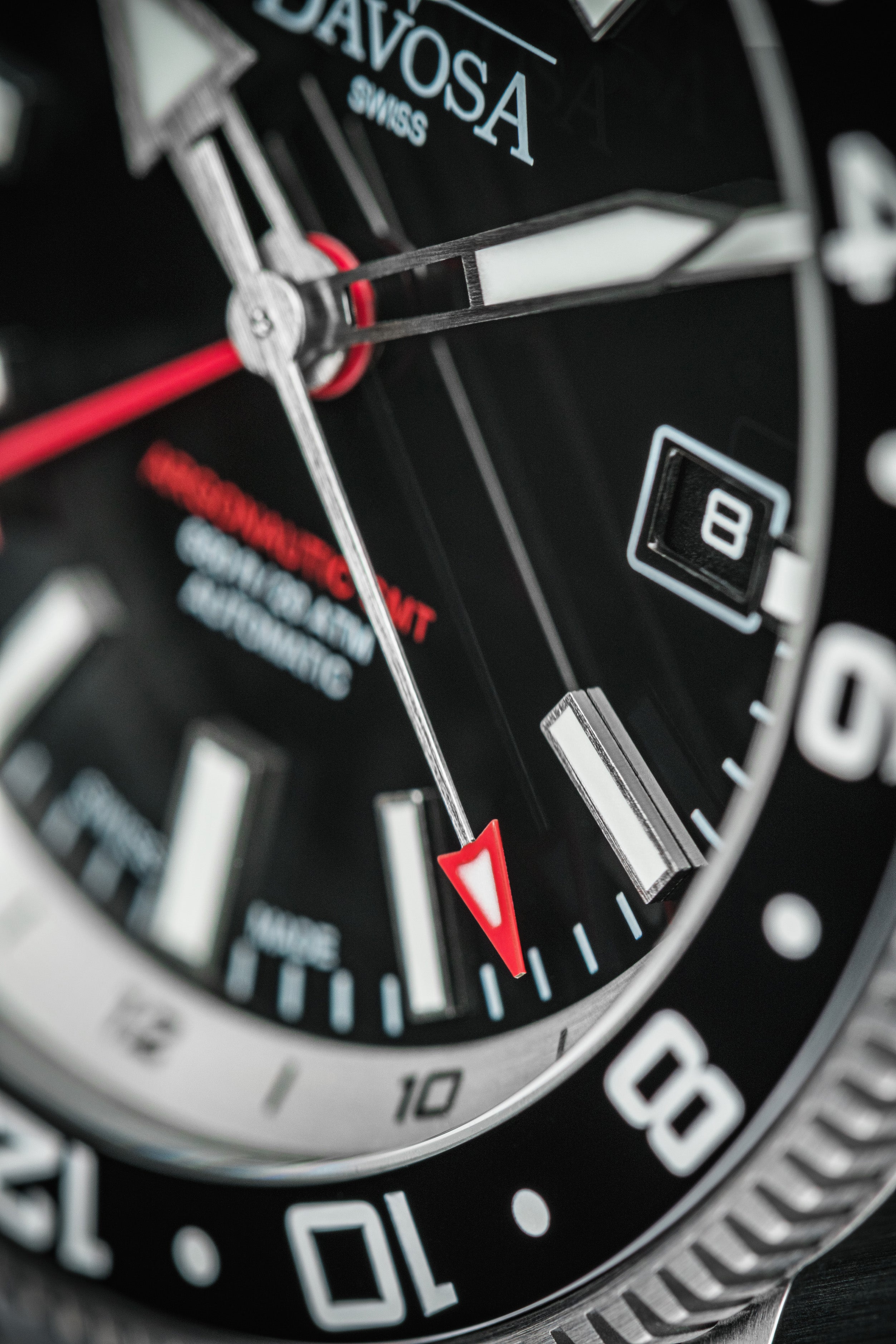 DAVOSA Argonautic World Traveller | Black GMT Watch | 161.542.50 GMT Davosa USA
