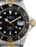 Ternos Ceramic Automatic Swiss-Made PVD Gold Diver Watch 16155503 Diver Davosa USA Official Distributor. Prices are Final. Tax & duties included.