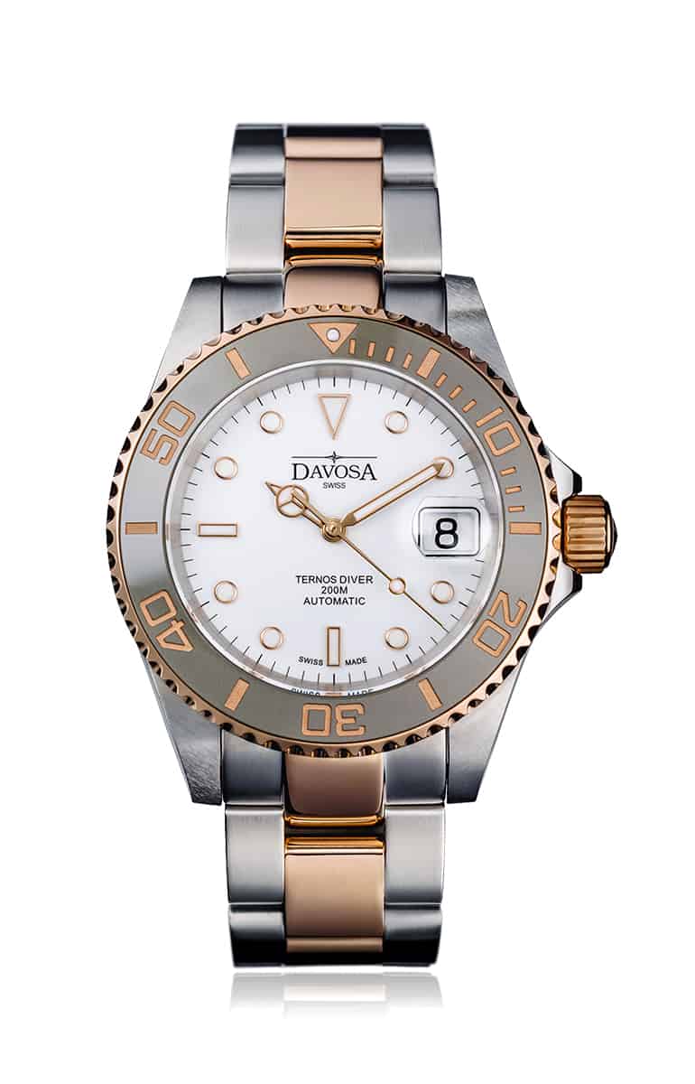 Ternos Ceramic Automatic 200m Swiss-Made Black Unisex Diver Watch 16155550 Diver Davosa USA Official Distributor. Prices are Final. Tax & duties included.