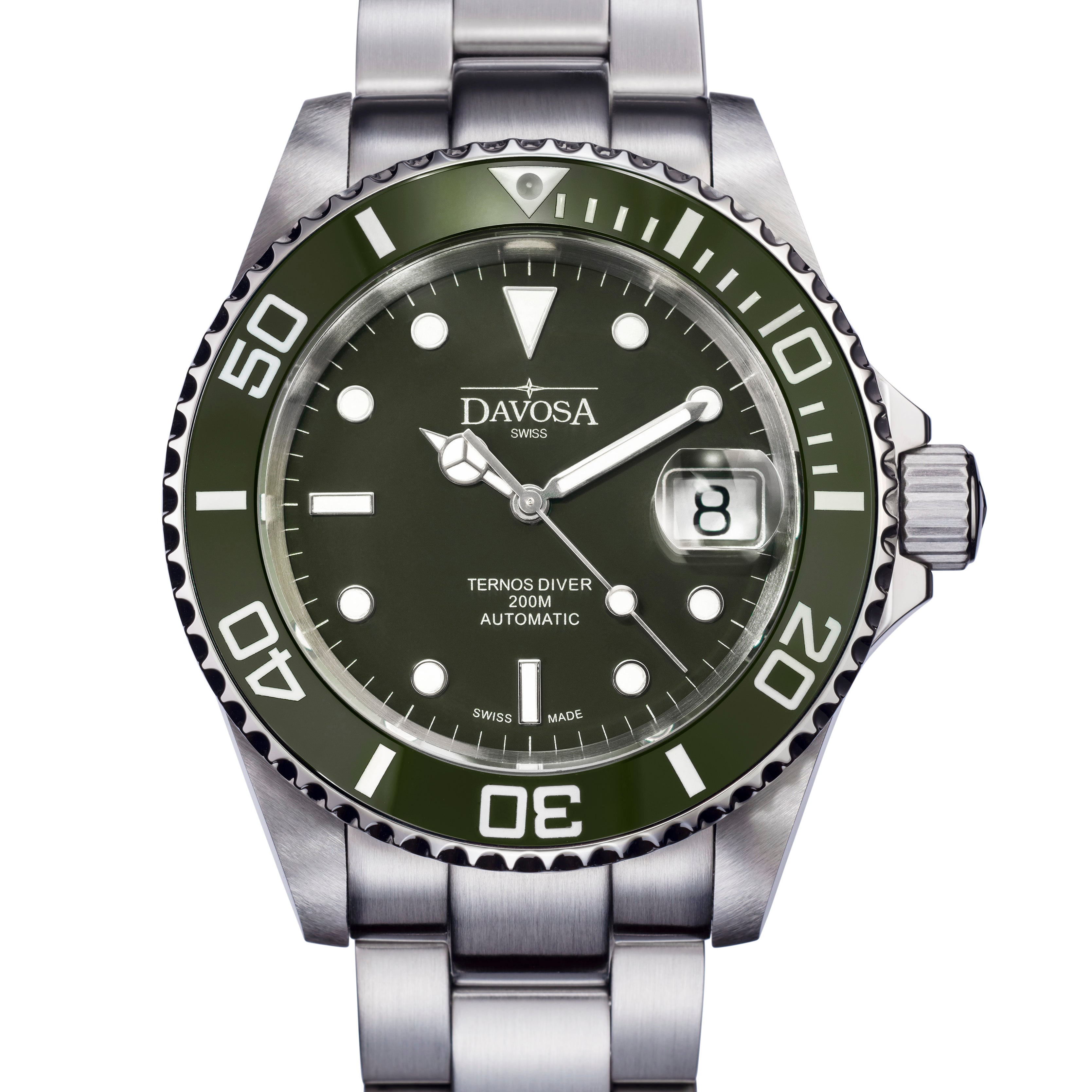 Ternos Ceramic Automatic 200m Swiss-Made Black Unisex Diver Watch 16155550 Diver Davosa USA Official Distributor. Prices are Final. Tax & duties included.