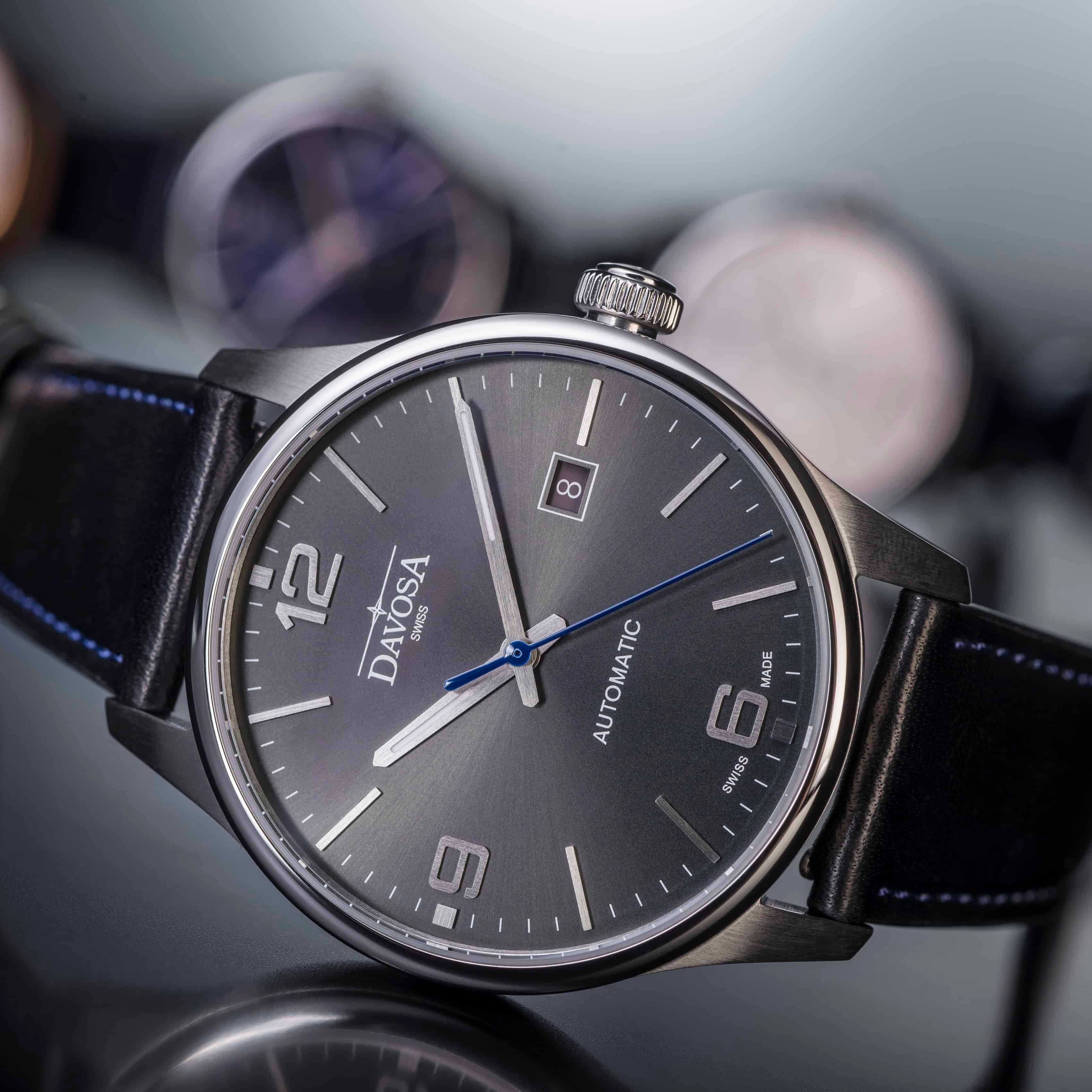 Gentleman Automatic 40mm Gray Executive Watch 16156694 Executive Davosa USA Official Distributor. Prices are Final. Tax & duties included.