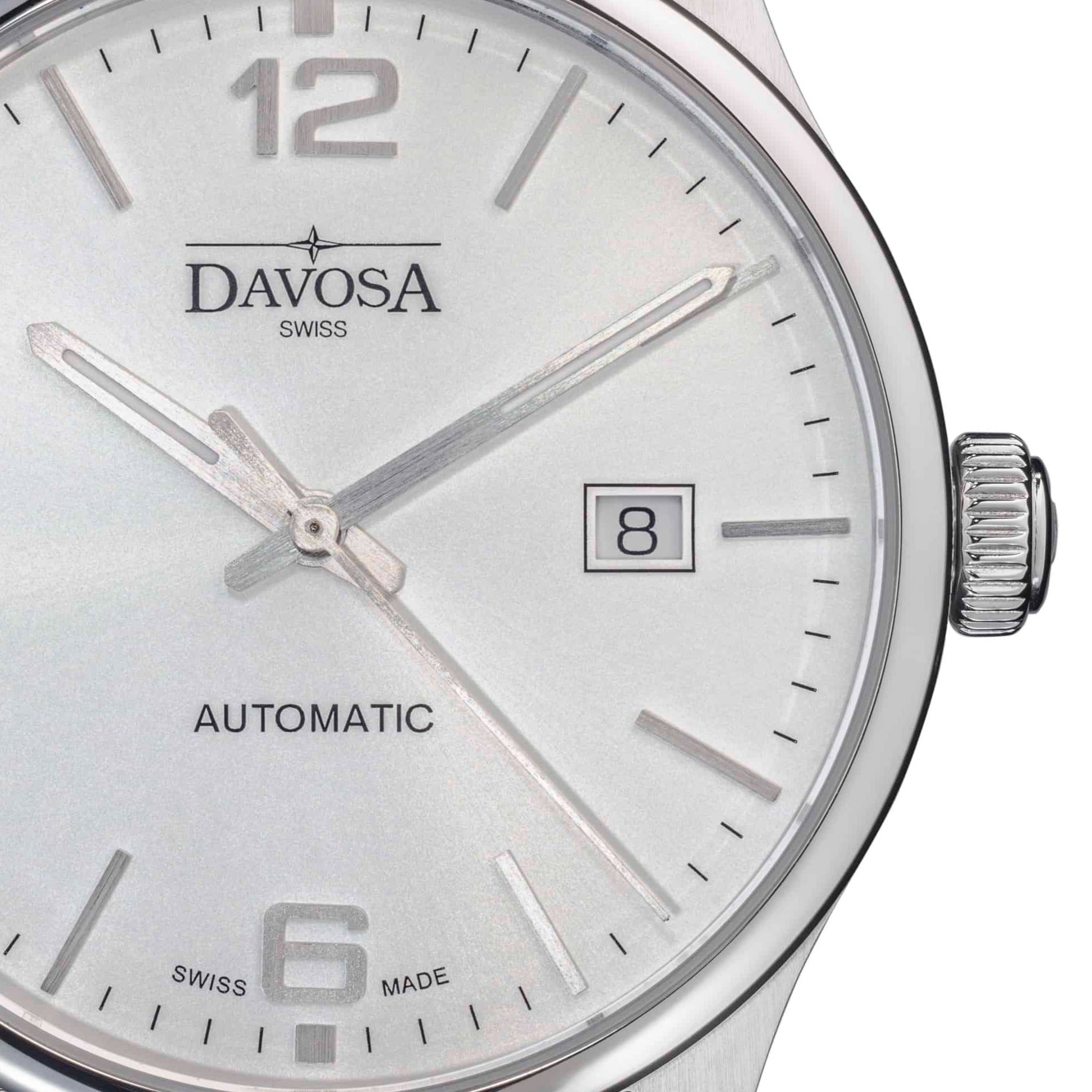 Gentleman Automatic 40mm White Black Executive Watch 16156614 Executive Davosa USA Official Distributor. Prices are Final. Tax & duties included. 40mm White Leather