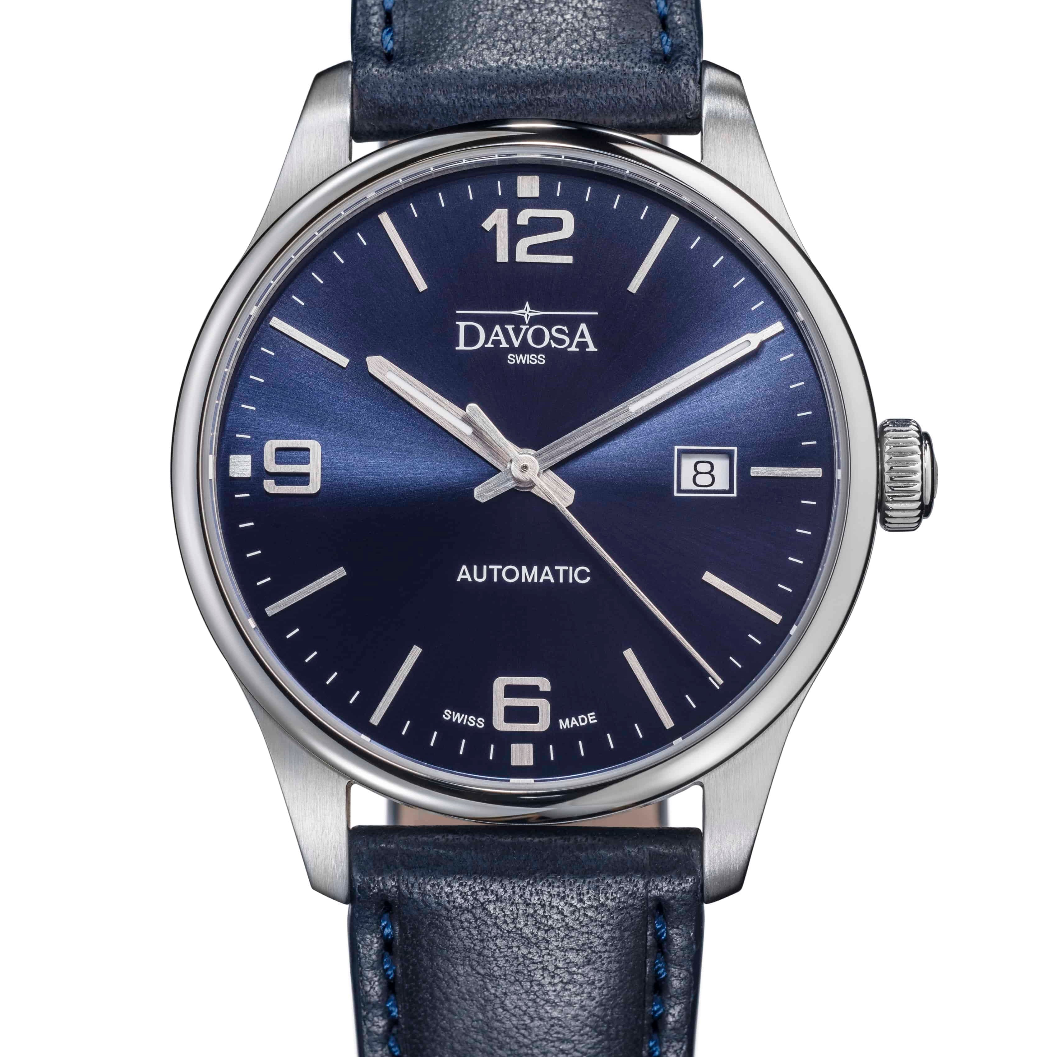 Gentleman Automatic 40mm Blue Executive Watch 16156644 Executive Davosa USA Official Distributor. Prices are Final. Tax & duties included.