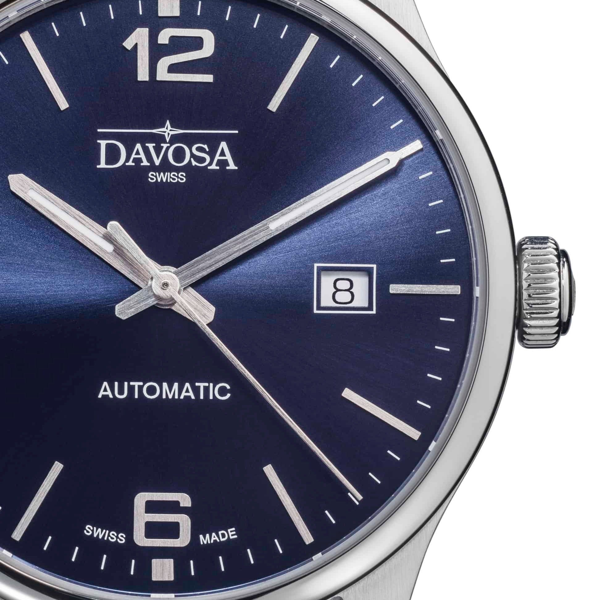 Gentleman Automatic 40mm Blue Executive Watch 16156644 Executive Davosa USA Official Distributor. Prices are Final. Tax & duties included.