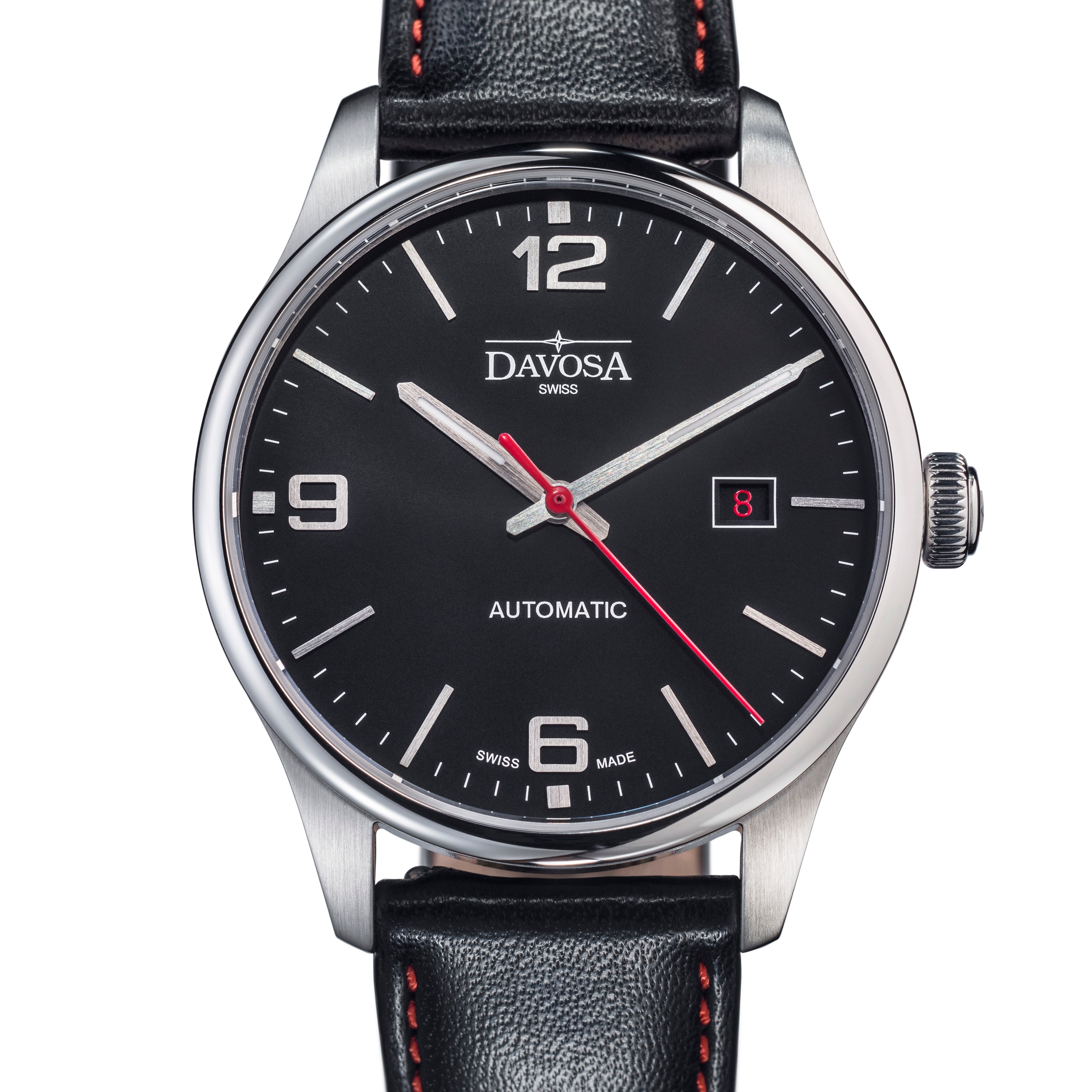 Gentleman Automatic 40mm Black Executive Watch 16156654 Executive Davosa USA Official Distributor. Prices are Final. Tax & duties included.