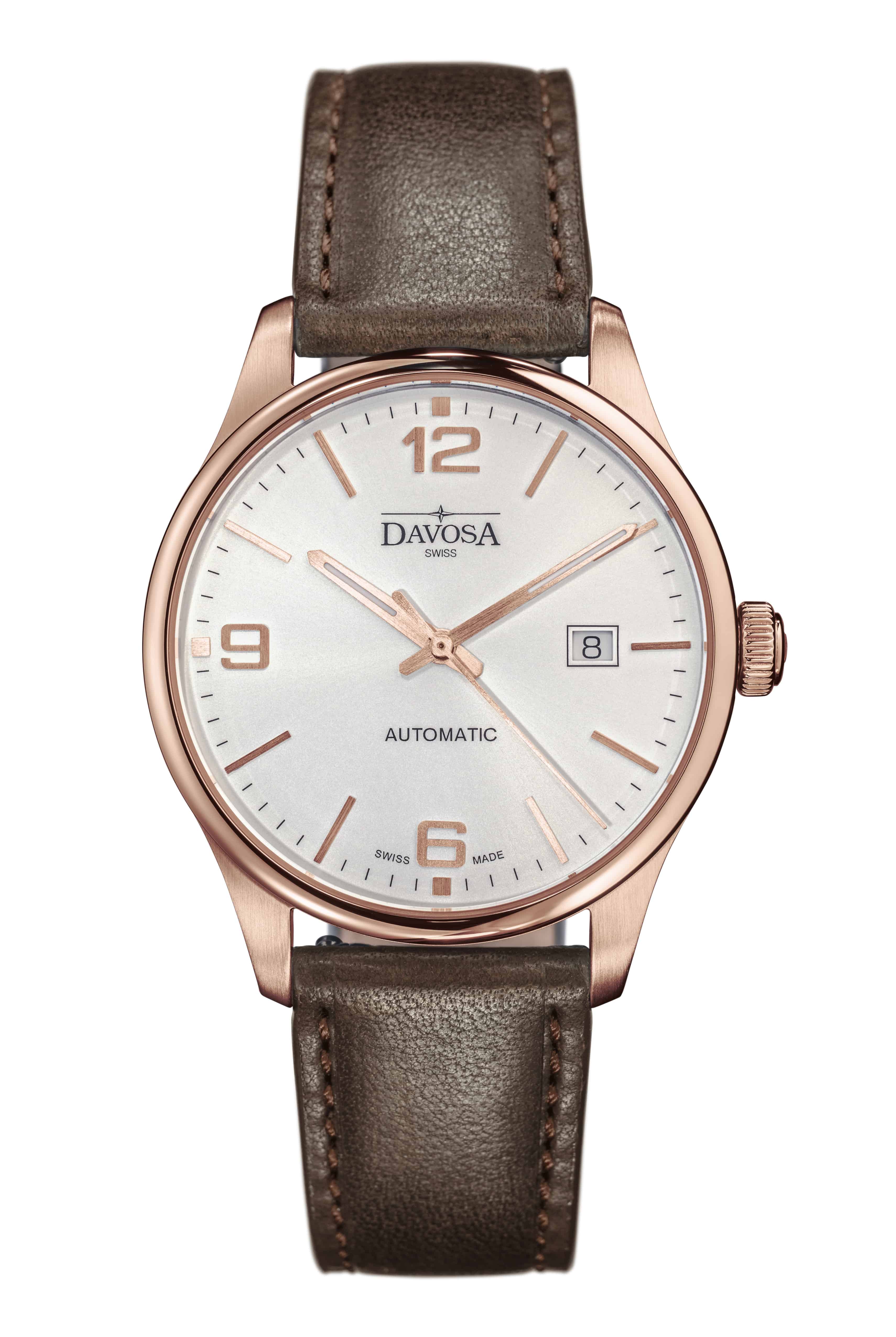 Gentleman Automatic 40mm PVD Rose Gold Executive Watch 16156664 Executive Davosa USA Official Distributor. Prices are Final. Tax & duties included.