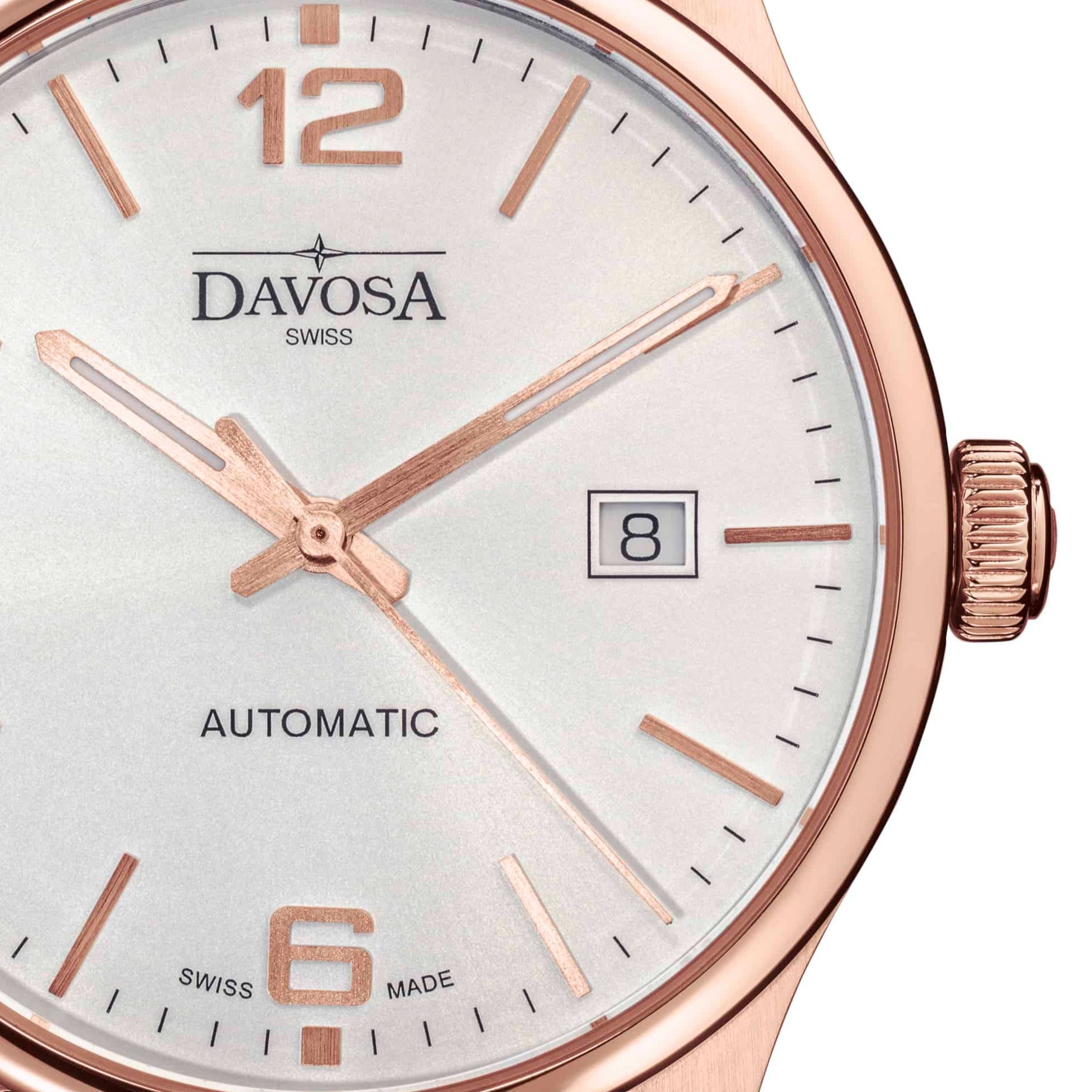 Gentleman Automatic 40mm PVD Rose Gold Executive Watch 16156664 Executive Davosa USA Official Distributor. Prices are Final. Tax & duties included.
