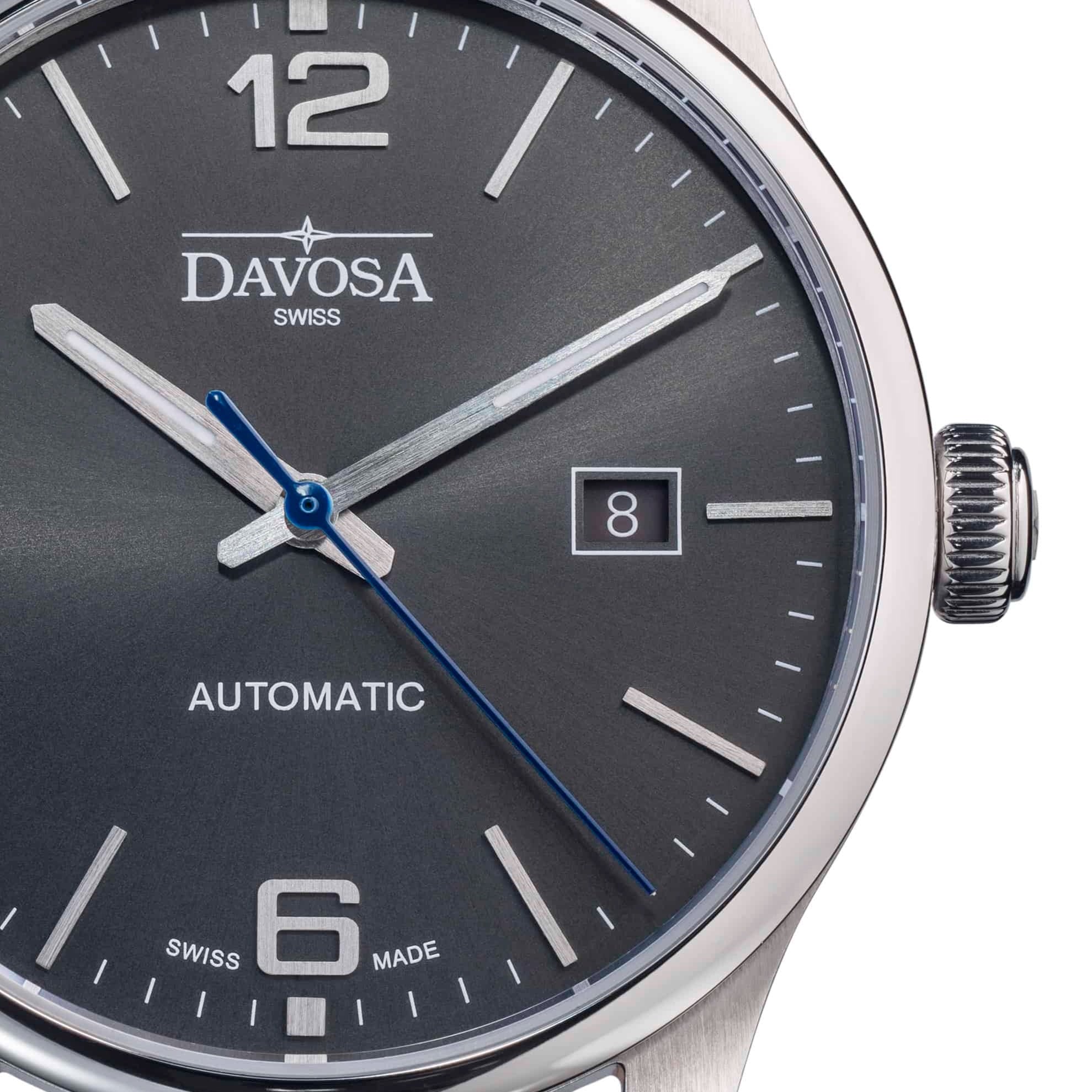 Gentleman Automatic 40mm Grey Executive Watch 16156694 Executive Davosa USA Official Distributor. Prices are Final. Tax & duties included.