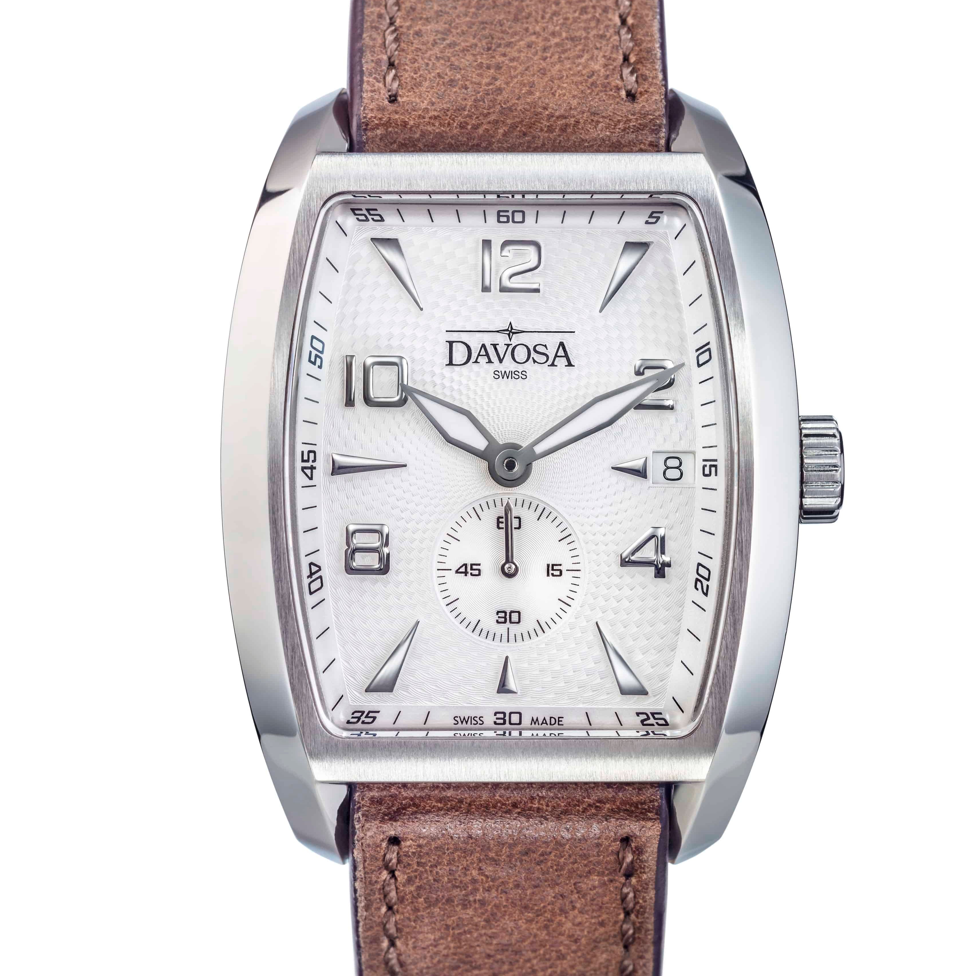Evo 1908 Automatic Swiss-Made White Brown Executive Watch 16157514 Executive Davosa USA Official Distributor. Prices are Final. Tax & duties included.