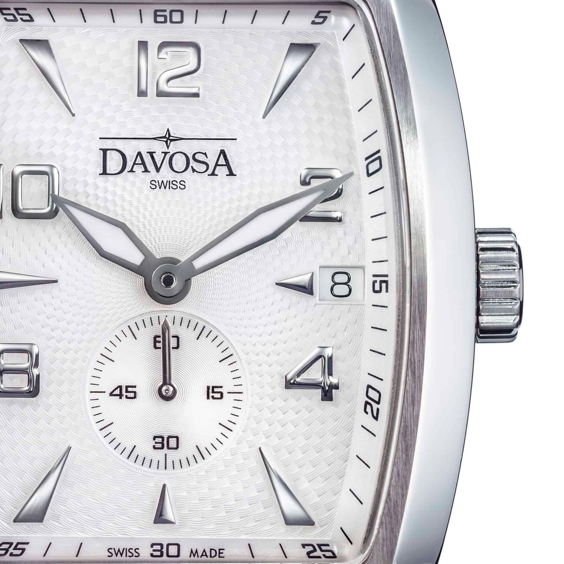 Evo 1908 Automatic Swiss-Made White Brown Executive Watch 16157514 Executive Davosa USA Official Distributor. Prices are Final. Tax & duties included.