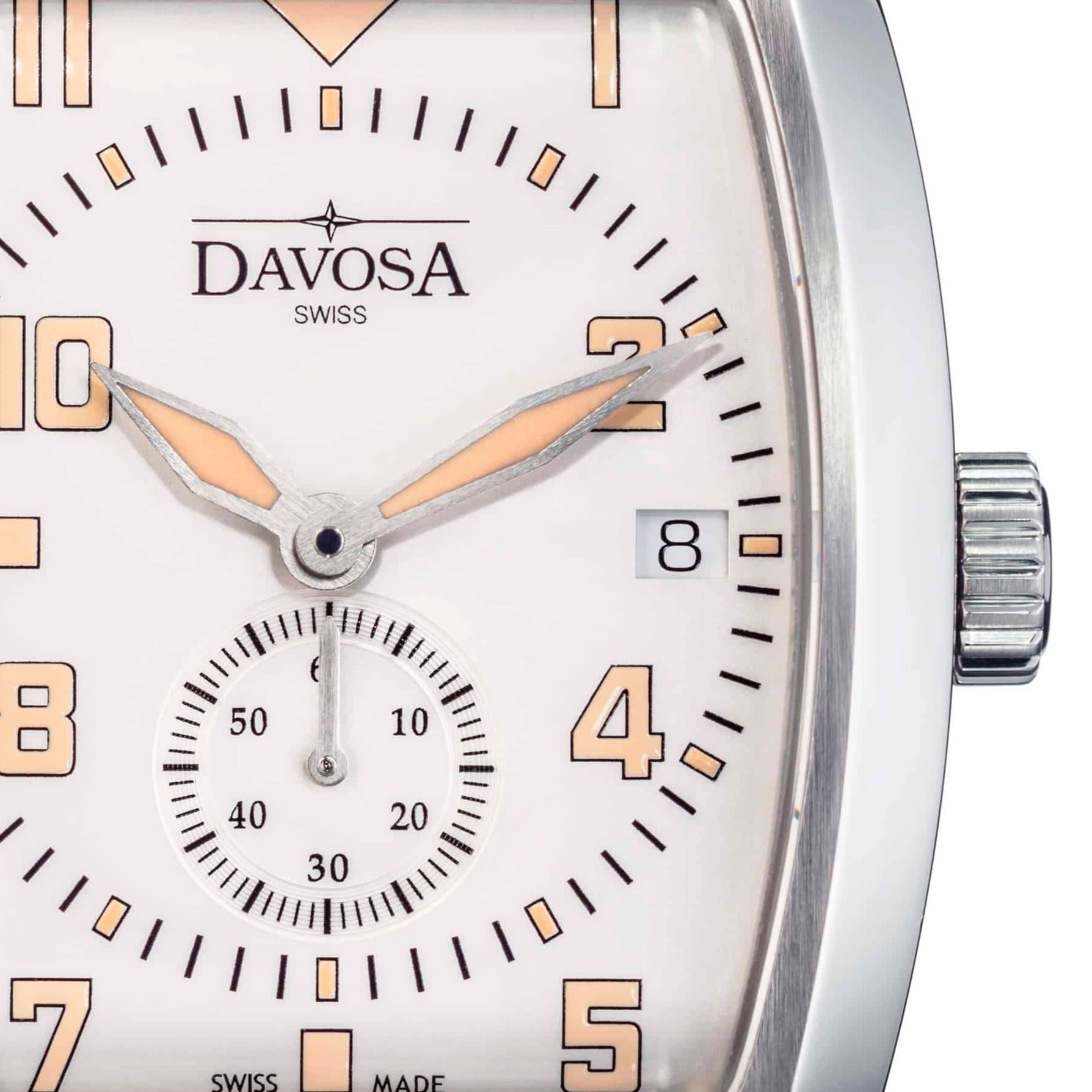 Evo 1908 Automatic Swiss-Made White Orange Executive Watch 16157536 Executive Davosa USA Official Distributor. Prices are Final. Tax & duties included.