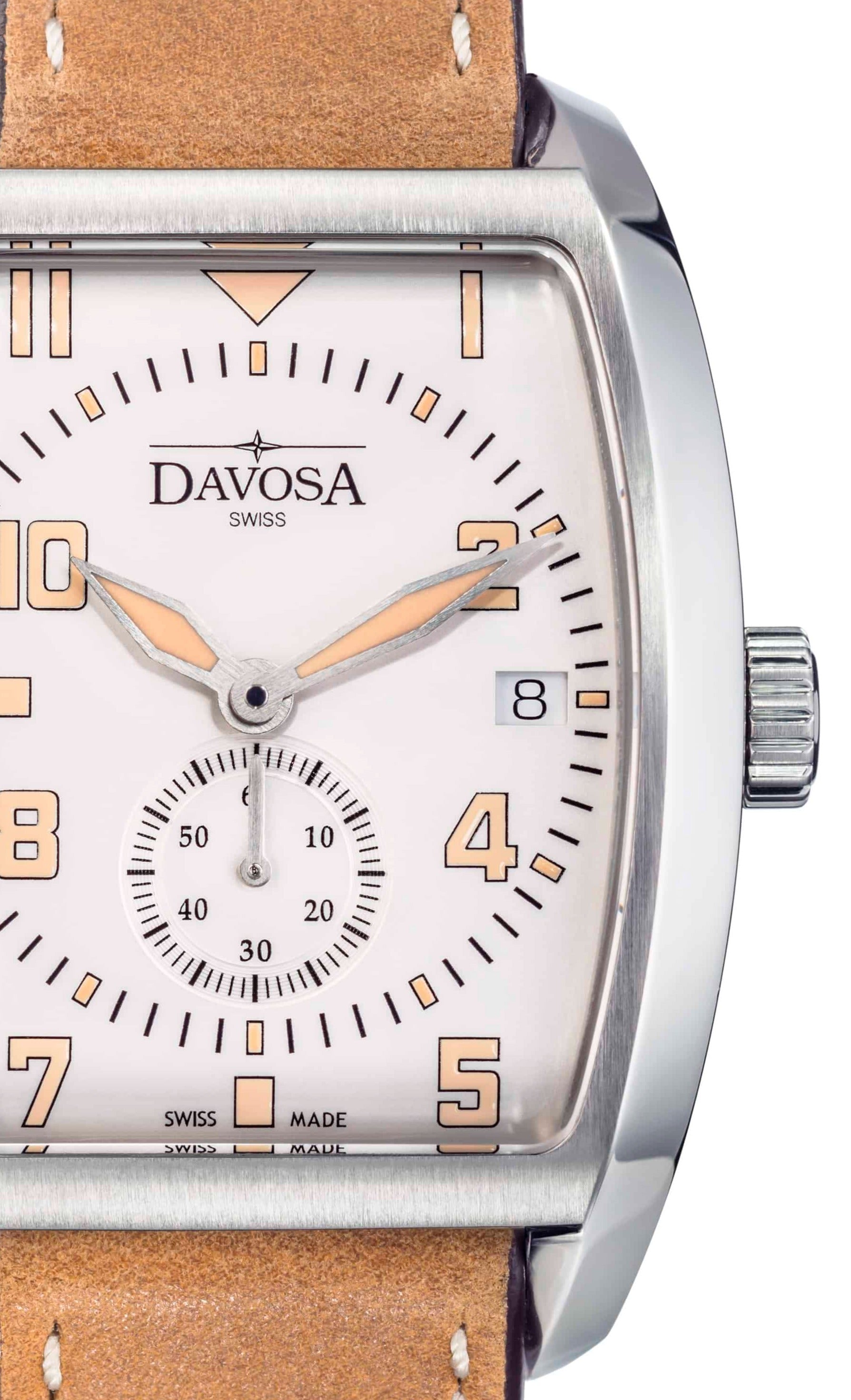Evo 1908 Automatic Swiss-Made White Orange Executive Watch 16157536 Executive Davosa USA Official Distributor. Prices are Final. Tax & duties included.
