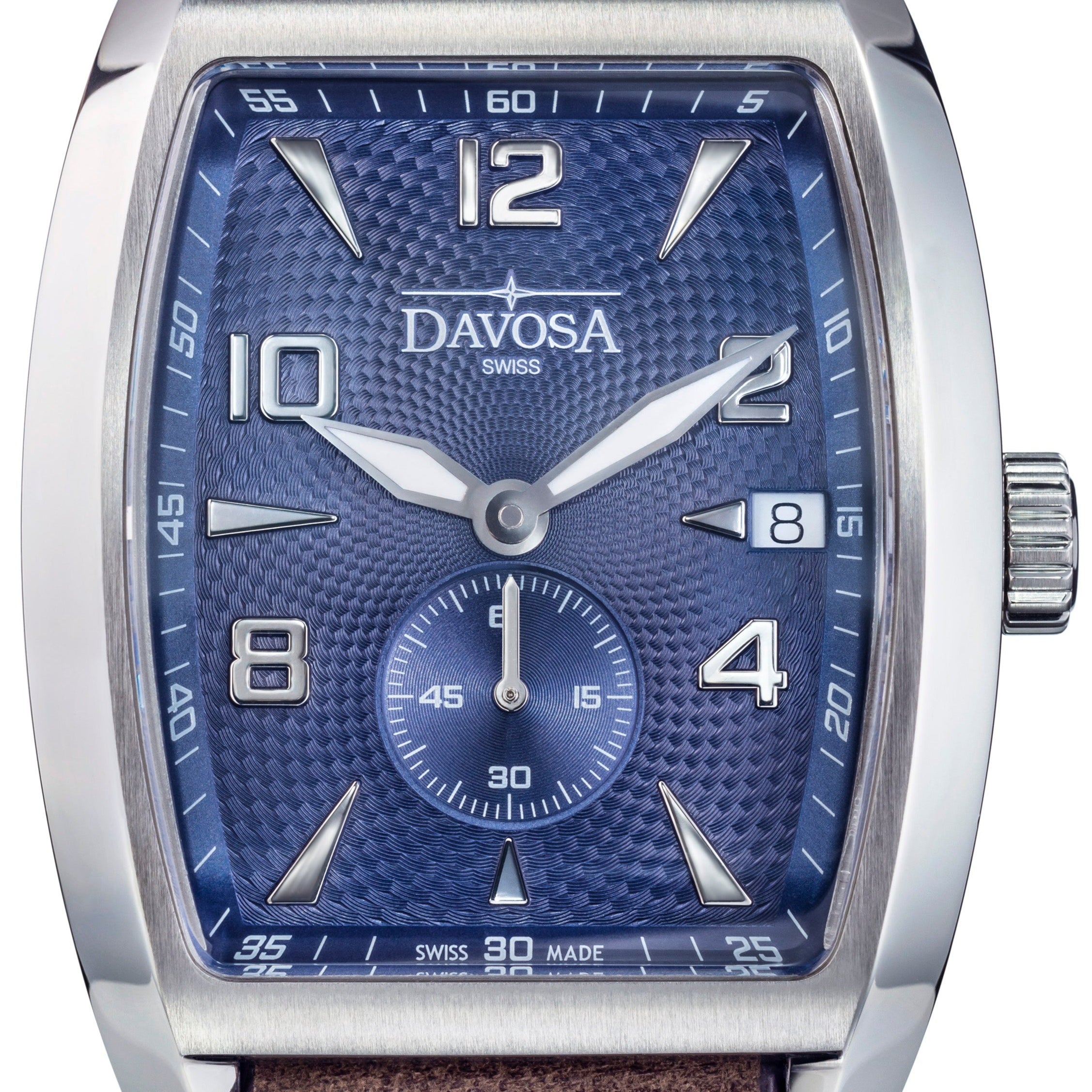Evo 1908 Automatic Swiss-Made Blue Executive Watch 16157544 Executive Davosa USA Official Distributor. Prices are Final. Tax & duties included.