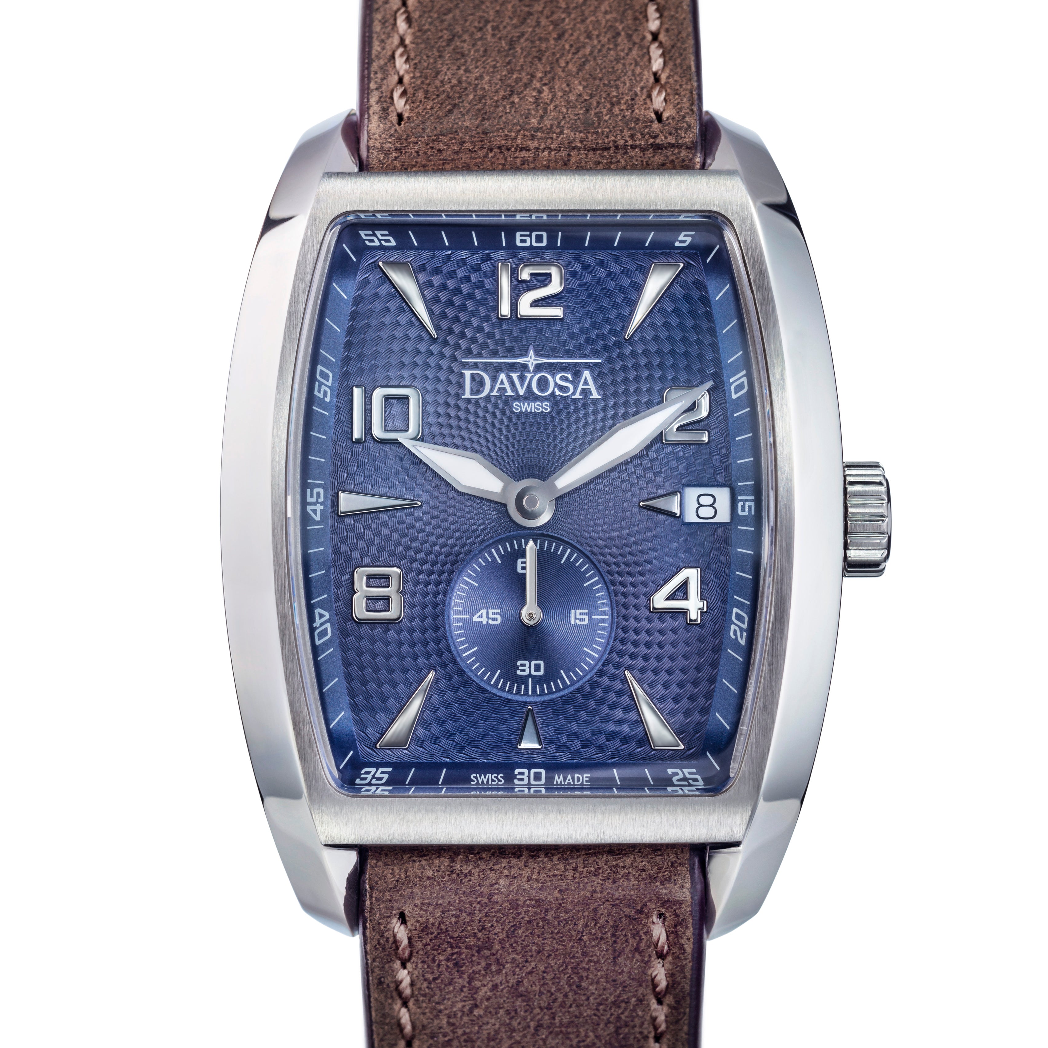 Evo 1908 Automatic Swiss-Made Blue Executive Watch 16157544 Executive Davosa USA Official Distributor. Prices are Final. Tax & duties included.