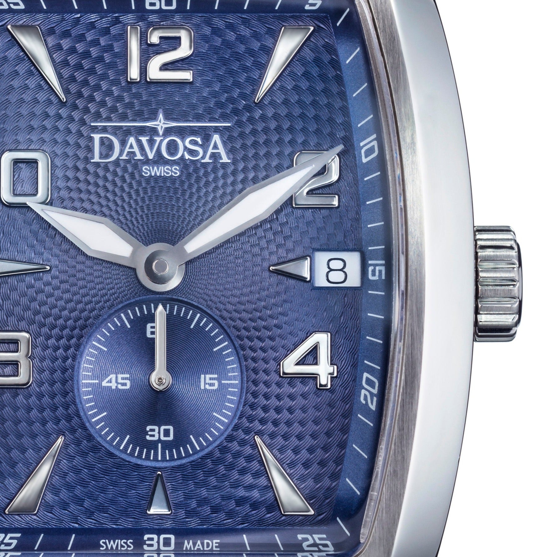 Evo 1908 Automatic Swiss-Made Blue Executive Watch 16157544 Executive Davosa USA Official Distributor. Prices are Final. Tax & duties included.