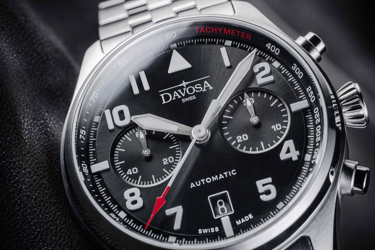 Newton Pilot Chronograph | Limited Edition - 300 units | 161.578.50 Pilot DAVOSA Swiss