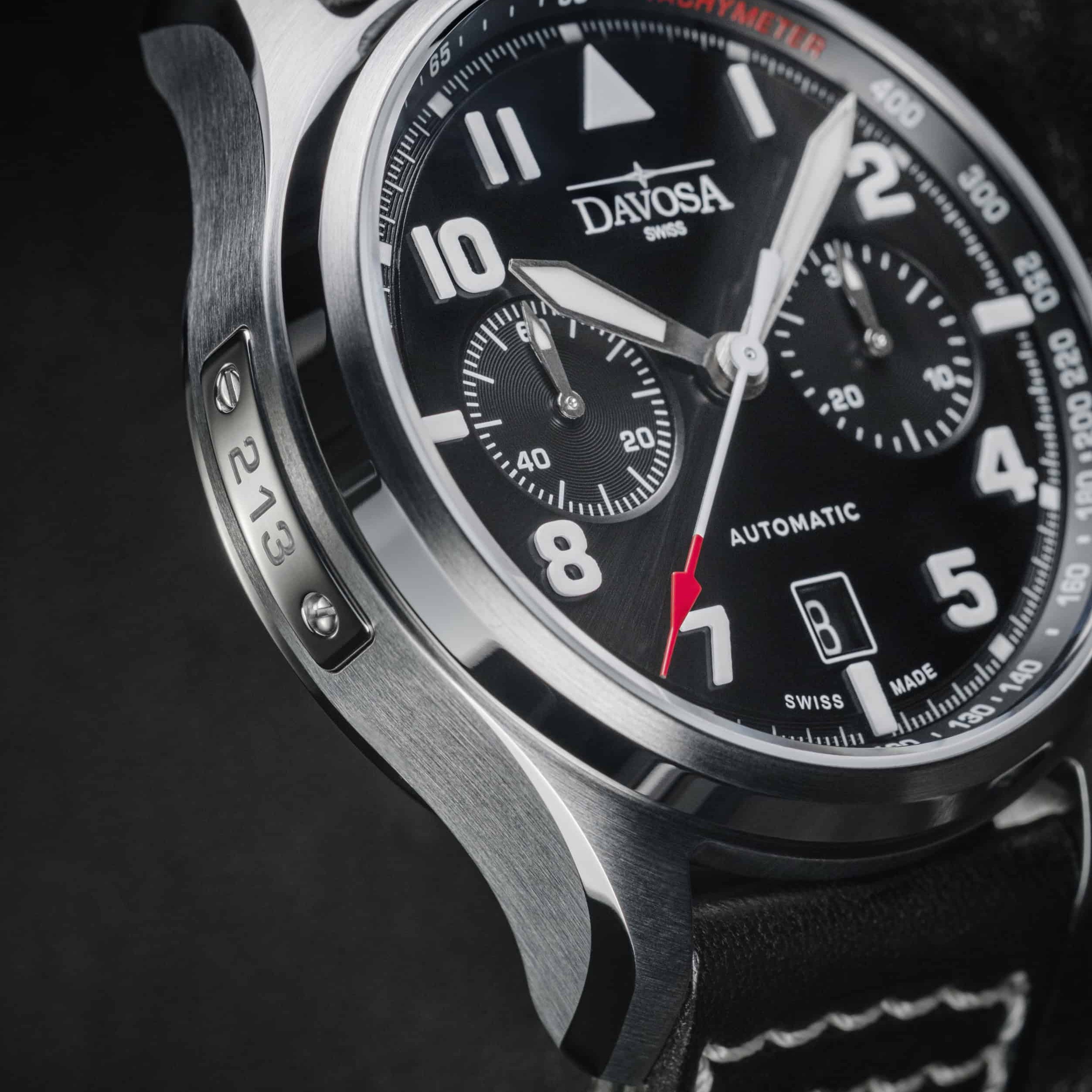 Newton Pilot Chronograph | Limited Edition - 300 units | 161.578.55 Pilot Davosa USA Official Distributor. Prices are Final. Tax & duties included.