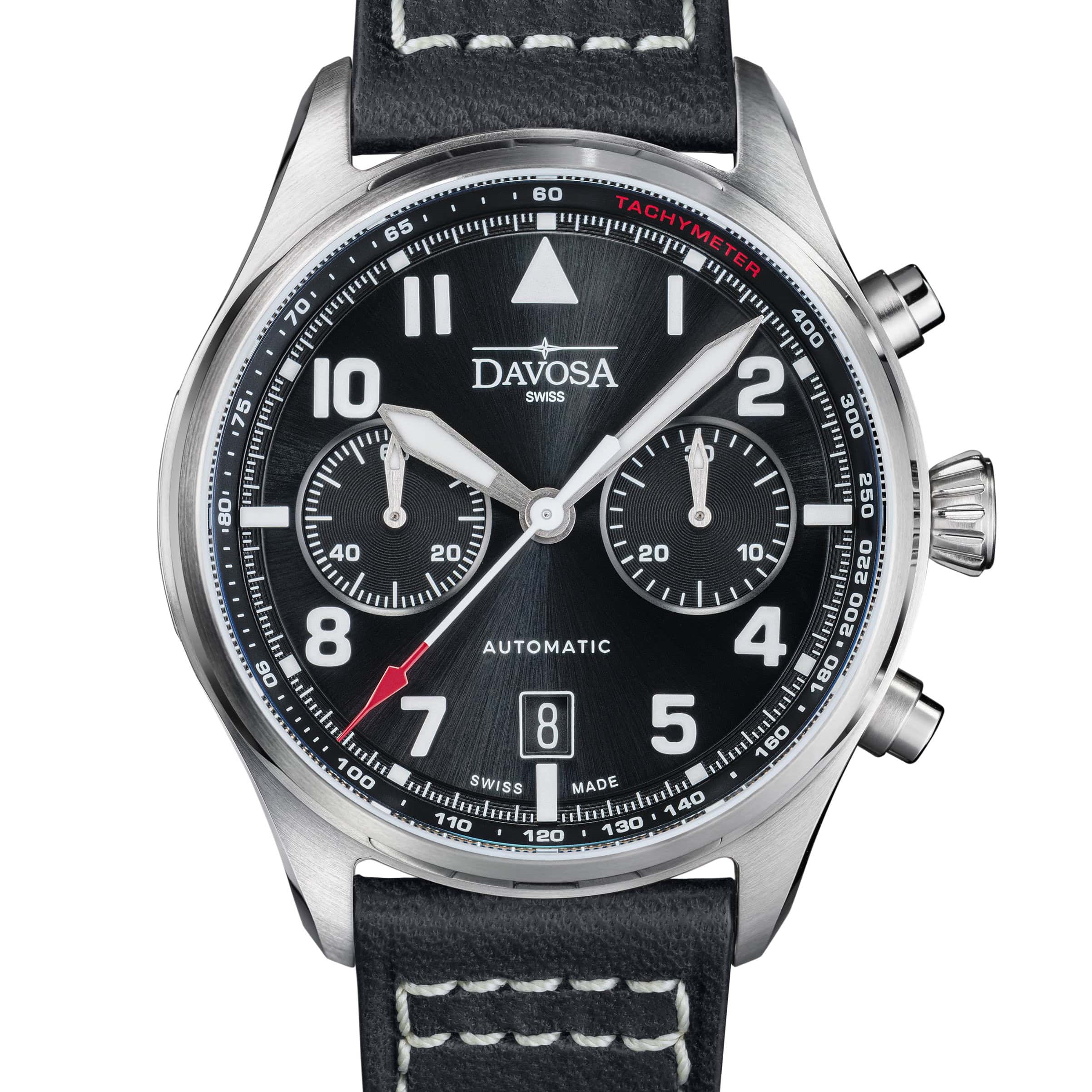 Newton Pilot Chronograph | Limited Edition - 300 units | 161.578.55 Pilot Davosa USA Official Distributor. Prices are Final. Tax & duties included.
