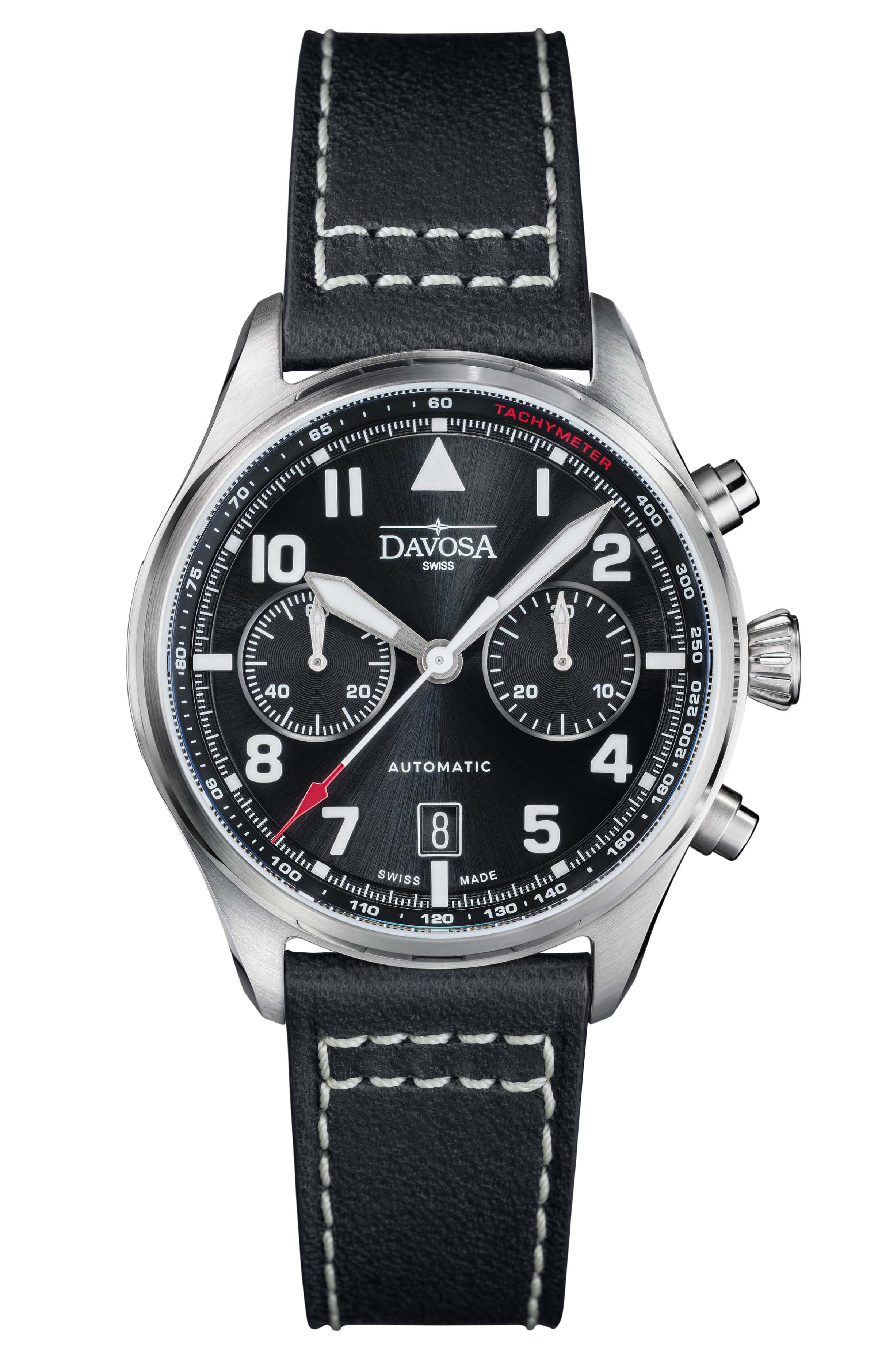 Newton Pilot Chronograph | Limited Edition - 300 units | 161.578.55 Pilot Davosa USA Official Distributor. Prices are Final. Tax & duties included.