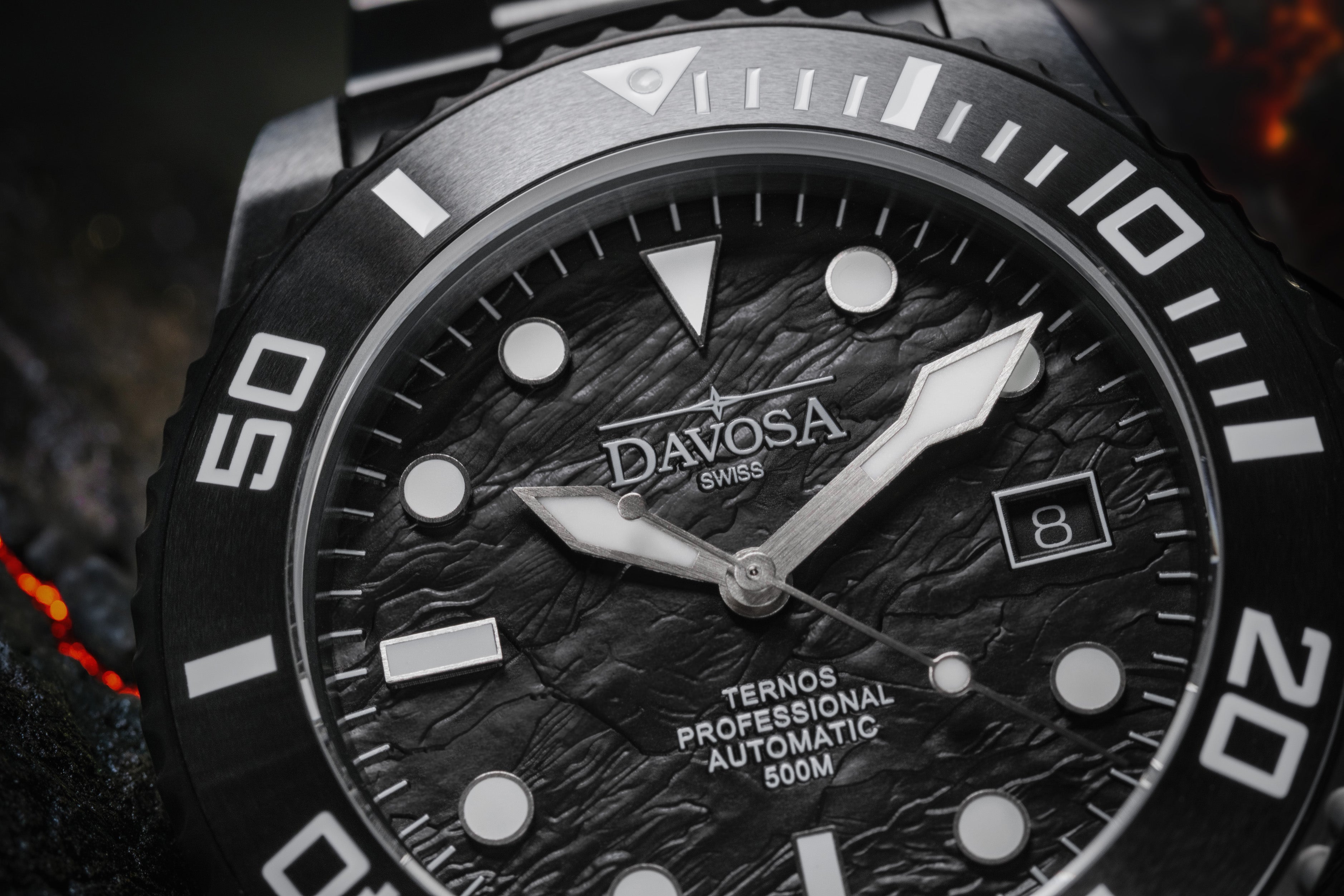 Ternos Professional Black Rock Limited Edition Rubber Band Version Diver Davosa USA Official Distributor. Prices are Final. Tax & duties included.