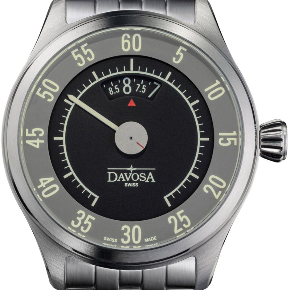 Newton Automatic Speedometer Grey Pilot Racing Watch 16158720 Performance Davosa USA Official Distributor. Prices are Final. Tax & duties included. 44mm Gray PentaLink