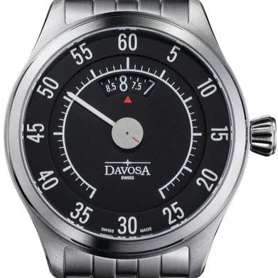 Newton Automatic Speedometer Black Pilot Racing Watch 16158750 Performance Davosa USA Official Distributor. Prices are Final. Tax & duties included. 44mm Black PentaLink