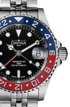 Ternos Ceramic Automatic GMT Swiss-Made Diving Watch PentaLink Bracelet GMT Davosa USA Official Distributor. Prices are Final. Tax & duties included.