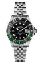Ternos Ceramic Automatic GMT Swiss-Made Black Green Diving Watch 16159007 GMT Davosa USA Official Distributor. Prices are Final. Tax & duties included.