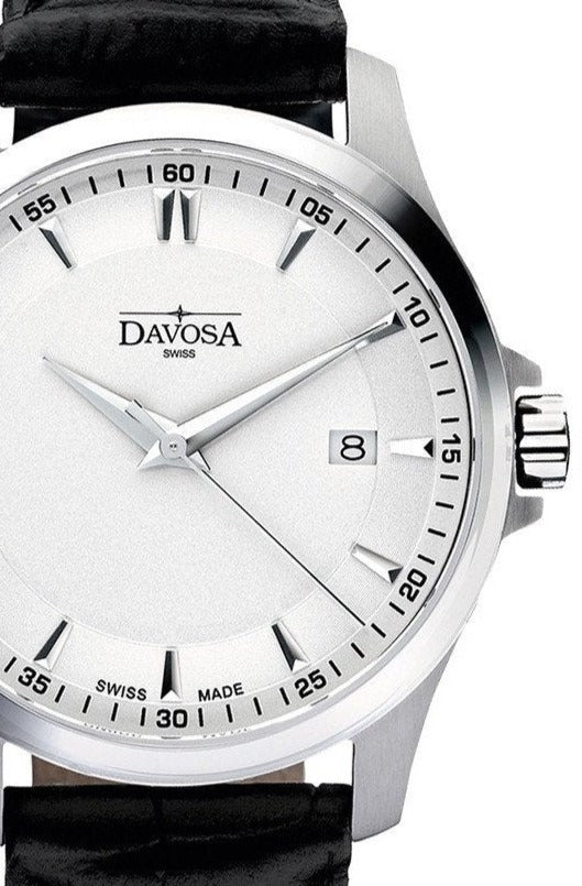 Classic Quartz Swiss-Made White Black Executive Watch 16246615 Classic Davosa USA Official Distributor. Prices are Final. Tax & duties included.
