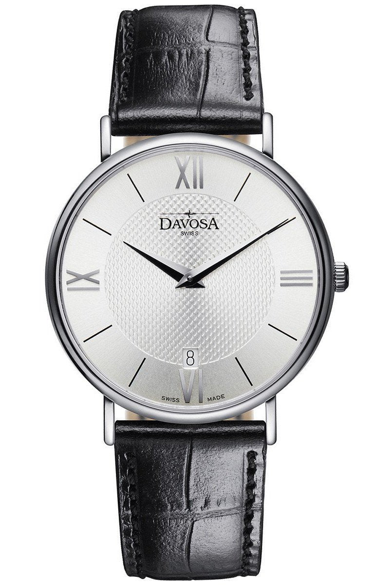 Pianos II Quartz Swiss-Made Silver Executive Watch 16248515 Executive Davosa USA Official Distributor. Prices are Final. Tax & duties included.