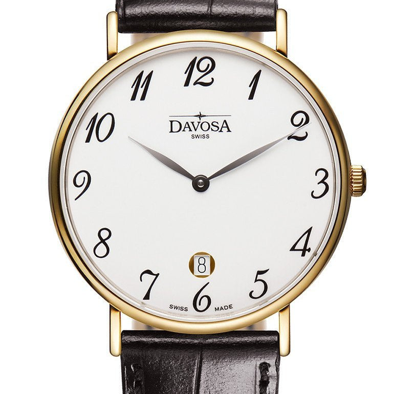 Pianos II Quartz PVD White Gold Executive Watch 16248626 Executive Davosa USA Official Distributor. Prices are Final. Tax & duties included.