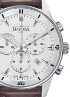 Vireo Quartz Chronograph Swiss-Made White Brown Pilot Watch 16249315 Pilot Davosa USA Official Distributor. Prices are Final. Tax & duties included.