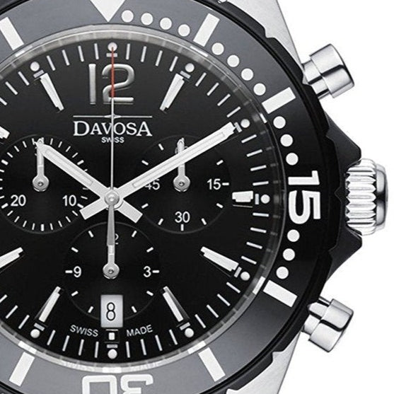 Nautic Star Quartz Chronograph 100m Black Diving Watch 16347315 Chronograph Davosa USA Official Distributor. Prices are Final. Tax & duties included.