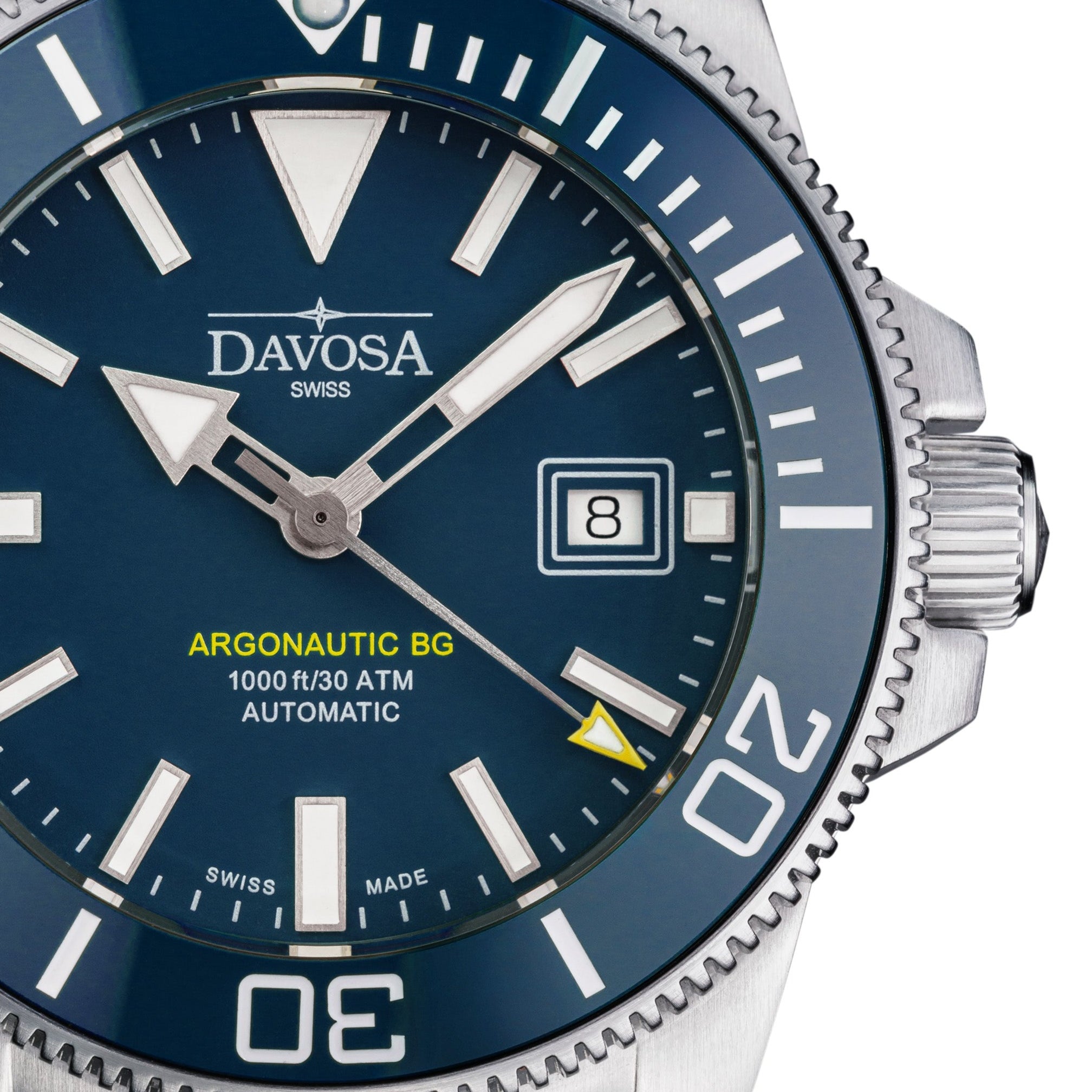 Argonautic BG Automatic 300m Blue Men's Diver Watch 16152804 Diver Davosa USA Official Distributor. Prices are Final. Tax & duties included.