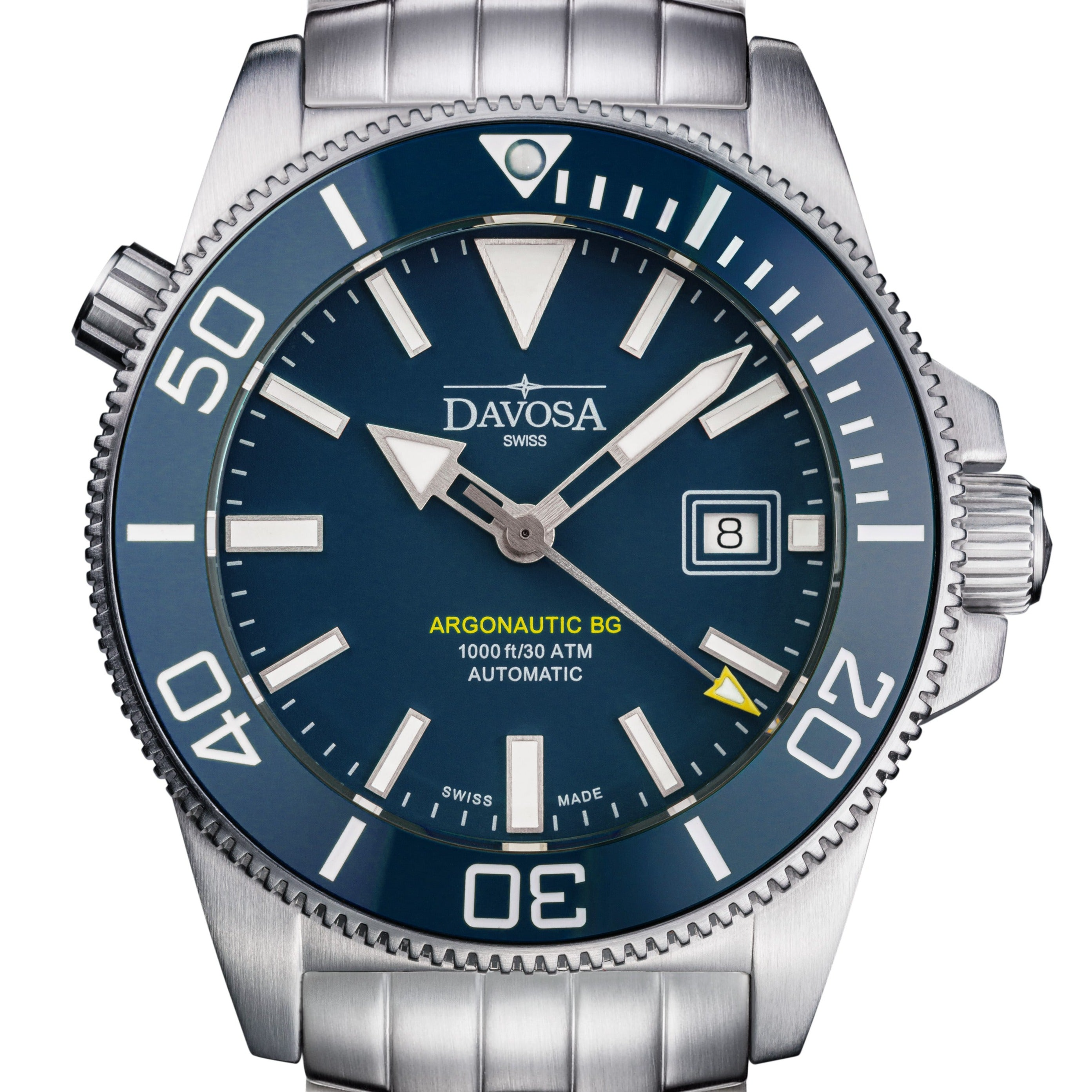 Argonautic BG Automatic 300m Blue Men's Diver Watch 16152804 Diver Davosa USA Official Distributor. Prices are Final. Tax & duties included. 43mm Blue PentaLink