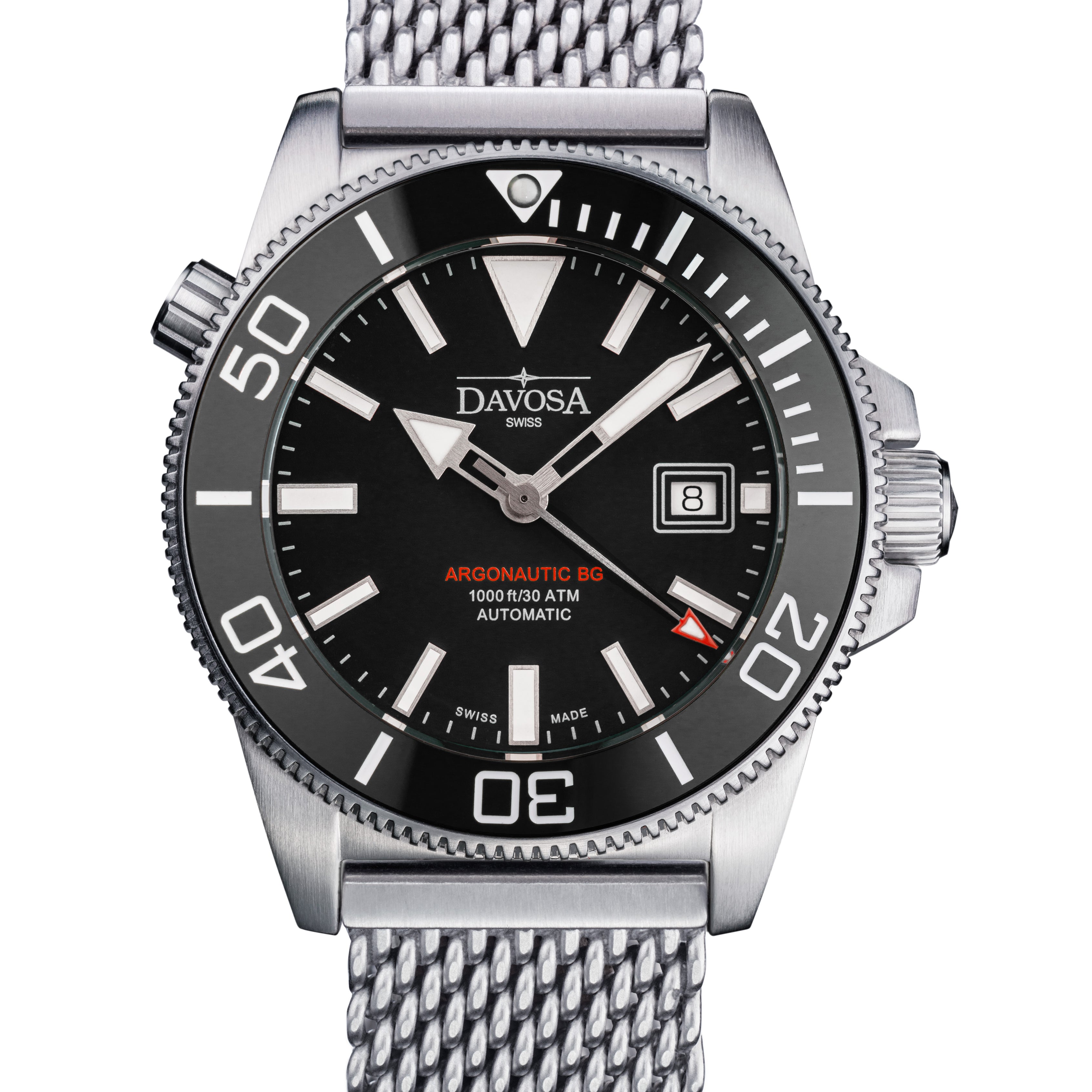 Argonautic BG Automatic 300m Black Men's Diver Watch 16152822 Diver Davosa USA Official Distributor. Prices are Final. Tax & duties included.