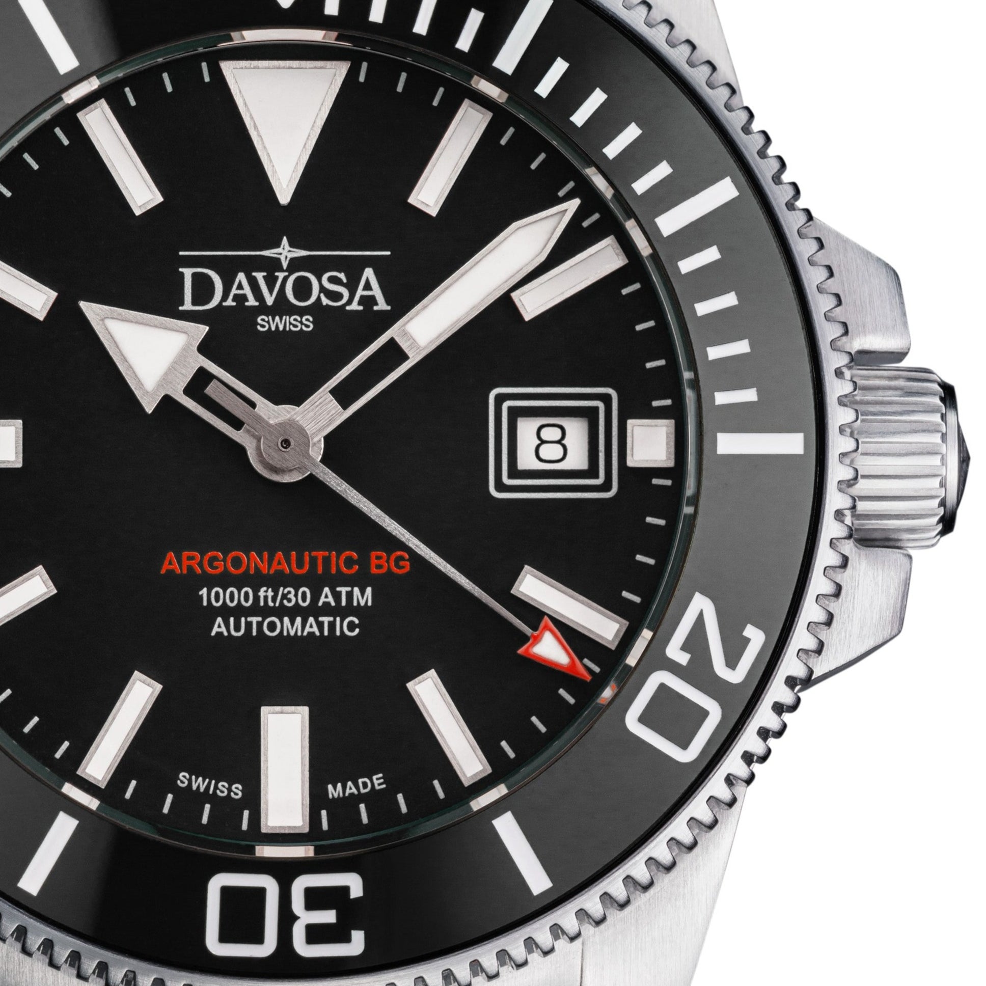 Argonautic BG Automatic 300m Black Men's Diver Watch 16152820 Diver Davosa USA Official Distributor. Prices are Final. Tax & duties included.