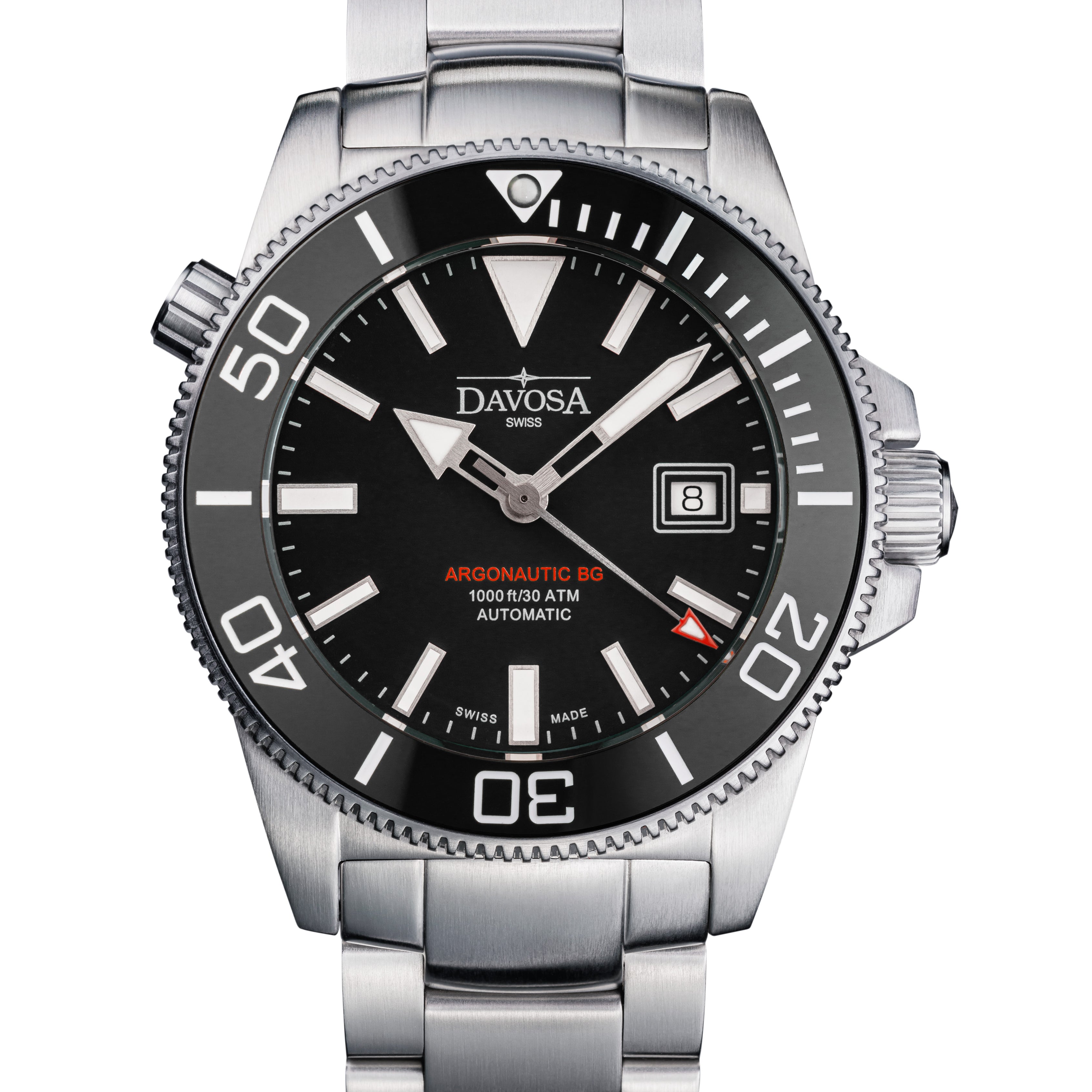 Argonautic BG Automatic 300m Black Men's Diver Watch 16152820 Diver Davosa USA Official Distributor. Prices are Final. Tax & duties included.