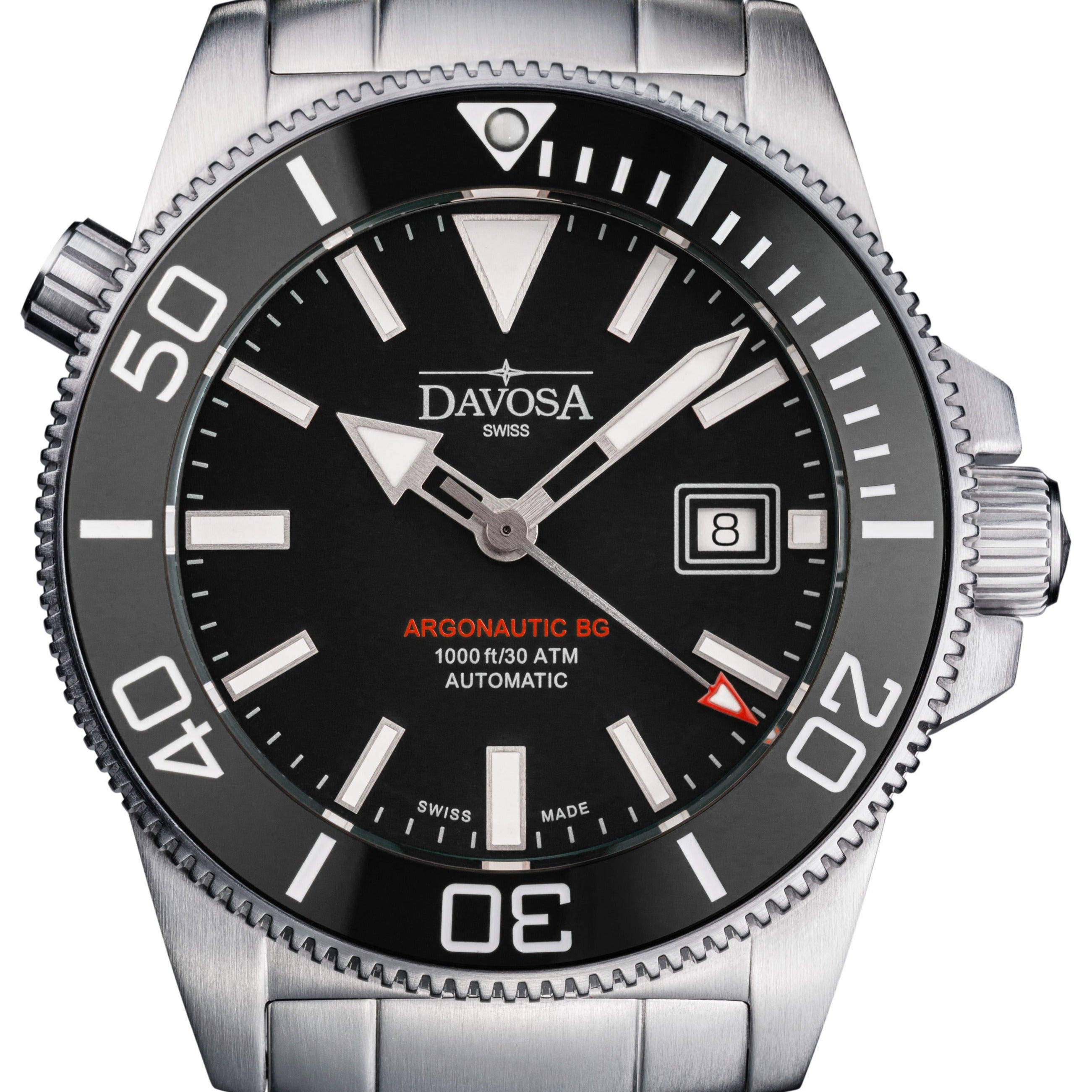 Argonautic BG Automatic 300m Black Men's Diver Watch 16152820 Diver Davosa USA Official Distributor. Prices are Final. Tax & duties included. 43mm Black TriaLink