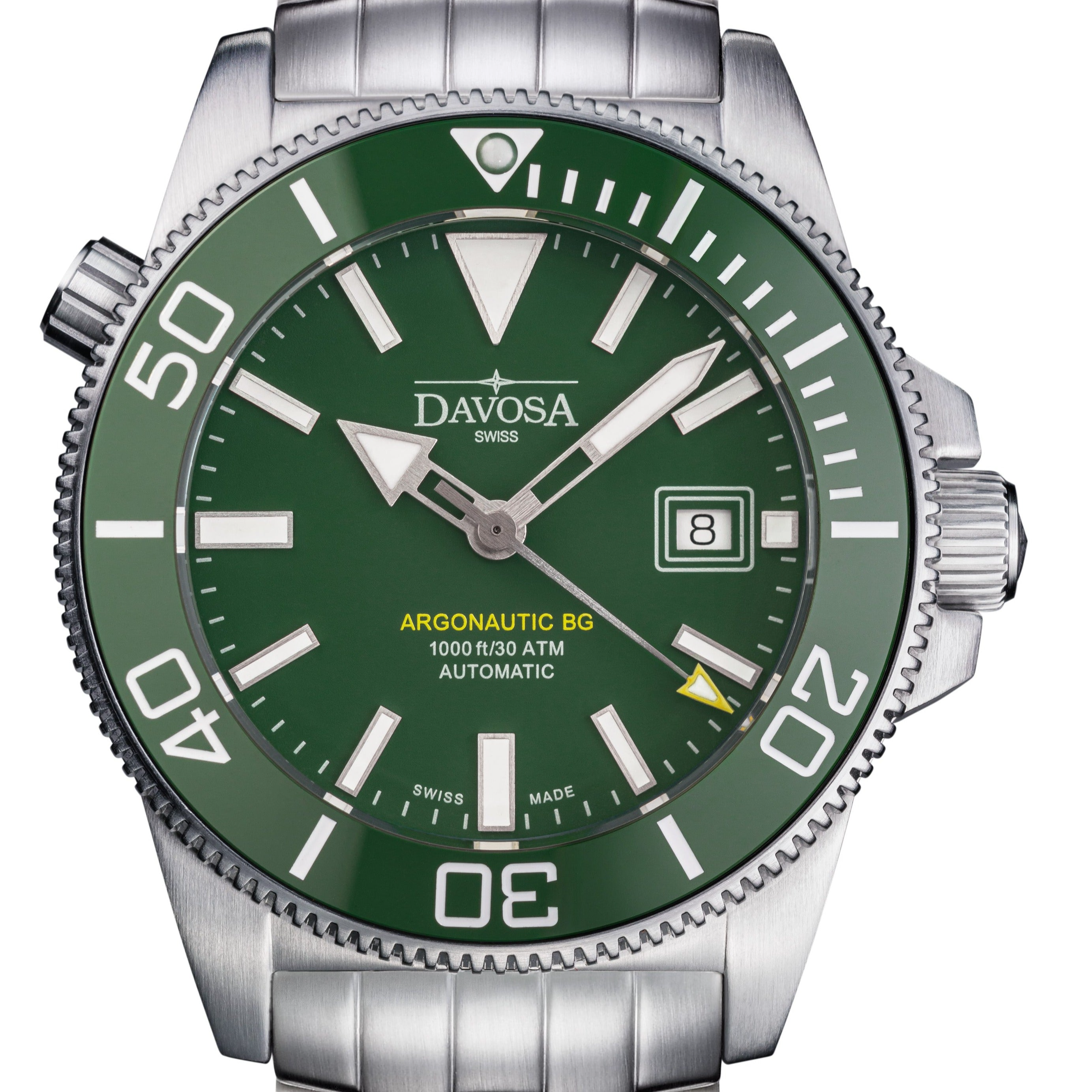 Argonautic BG Automatic 300m Green Men's Diver Watch 16152807 Diver Davosa USA Official Distributor. Prices are Final. Tax & duties included. 43mm Green PentaLink