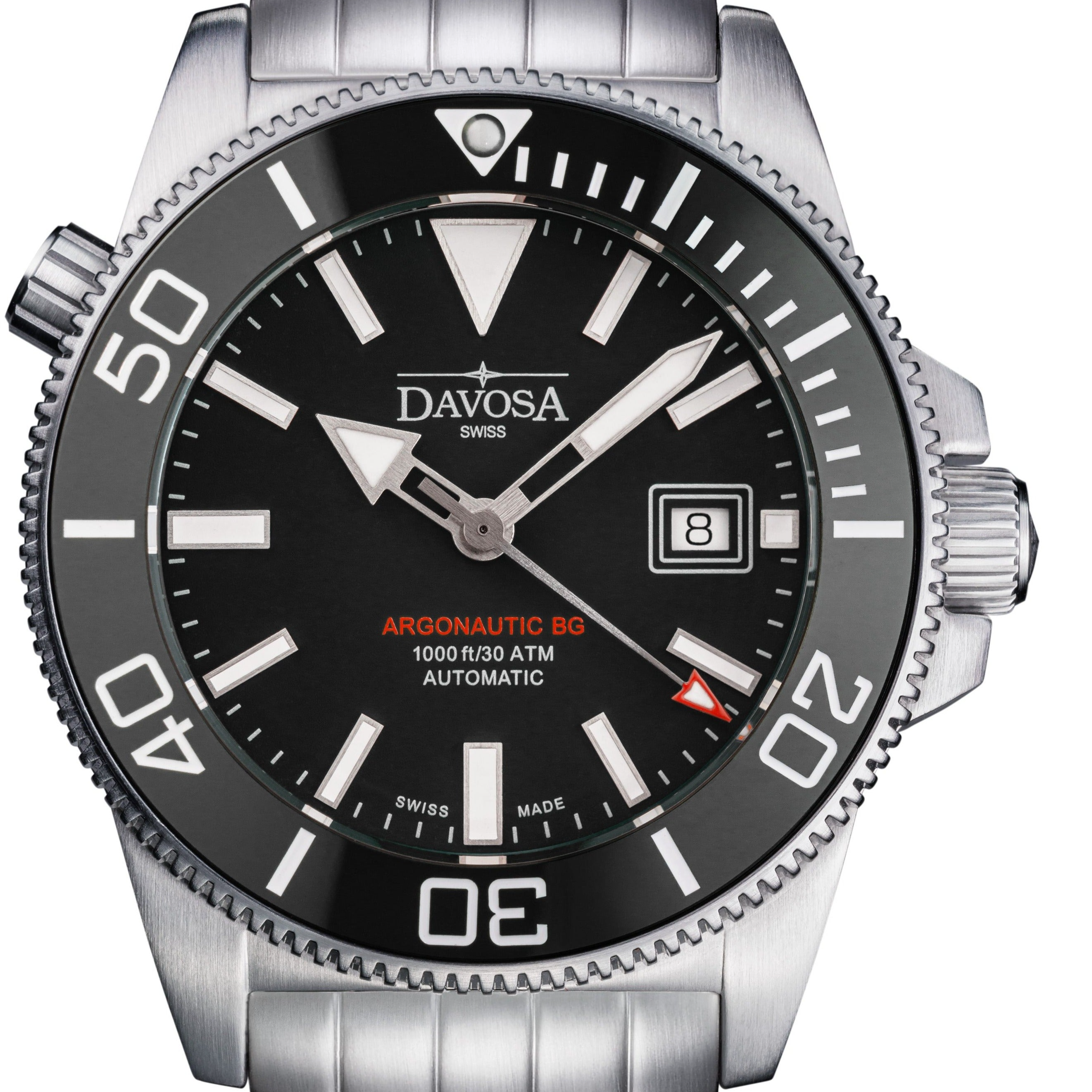 Argonautic BG Automatic 300m Blue Men's Diver Watch 16152802 Diver Davosa USA Official Distributor. Prices are Final. Tax & duties included. 43mm Black- PentaLink